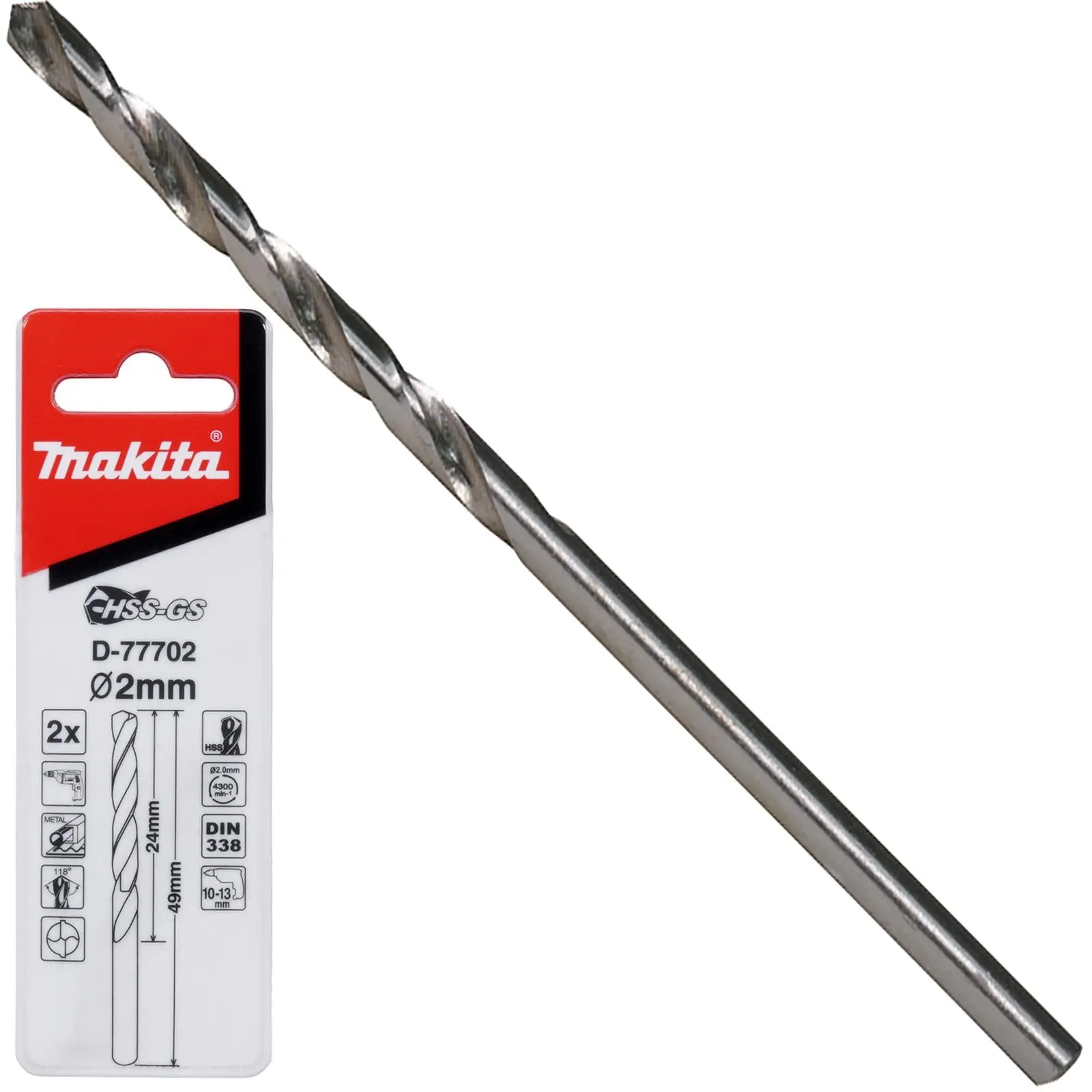 Makita HSS-GS Metal Drill Bit 135° Split Point 1.0-16.0mm Choose Size - Image 18