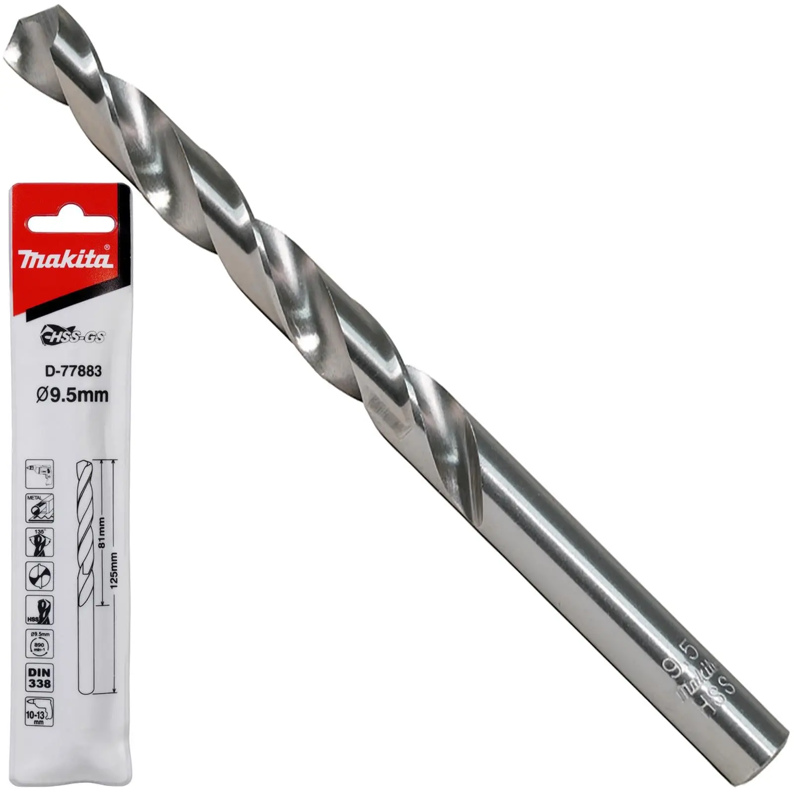 Makita HSS-GS Metal Drill Bit 135° Split Point 1.0-16.0mm Choose Size - Image 19