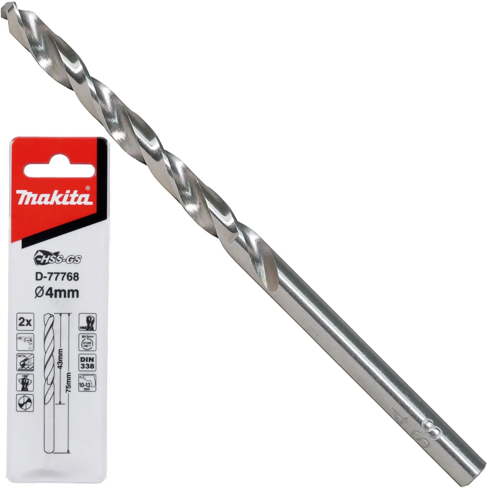 Makita HSS-GS Metal Drill Bit 135° Split Point 1.0-16.0mm Choose Size - Image 21