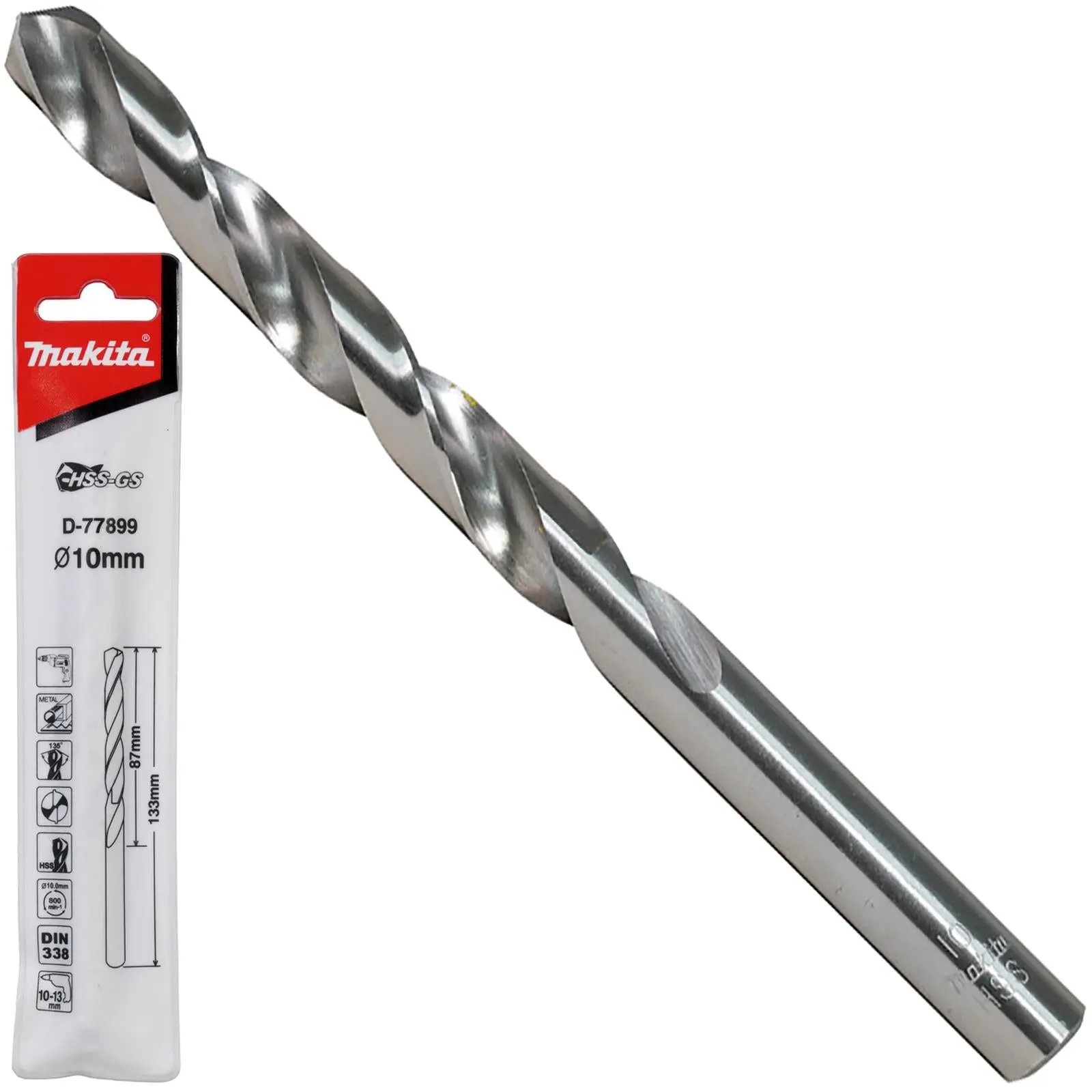 Makita HSS-GS Metal Drill Bit 135° Split Point 1.0-16.0mm Choose Size - Image 22