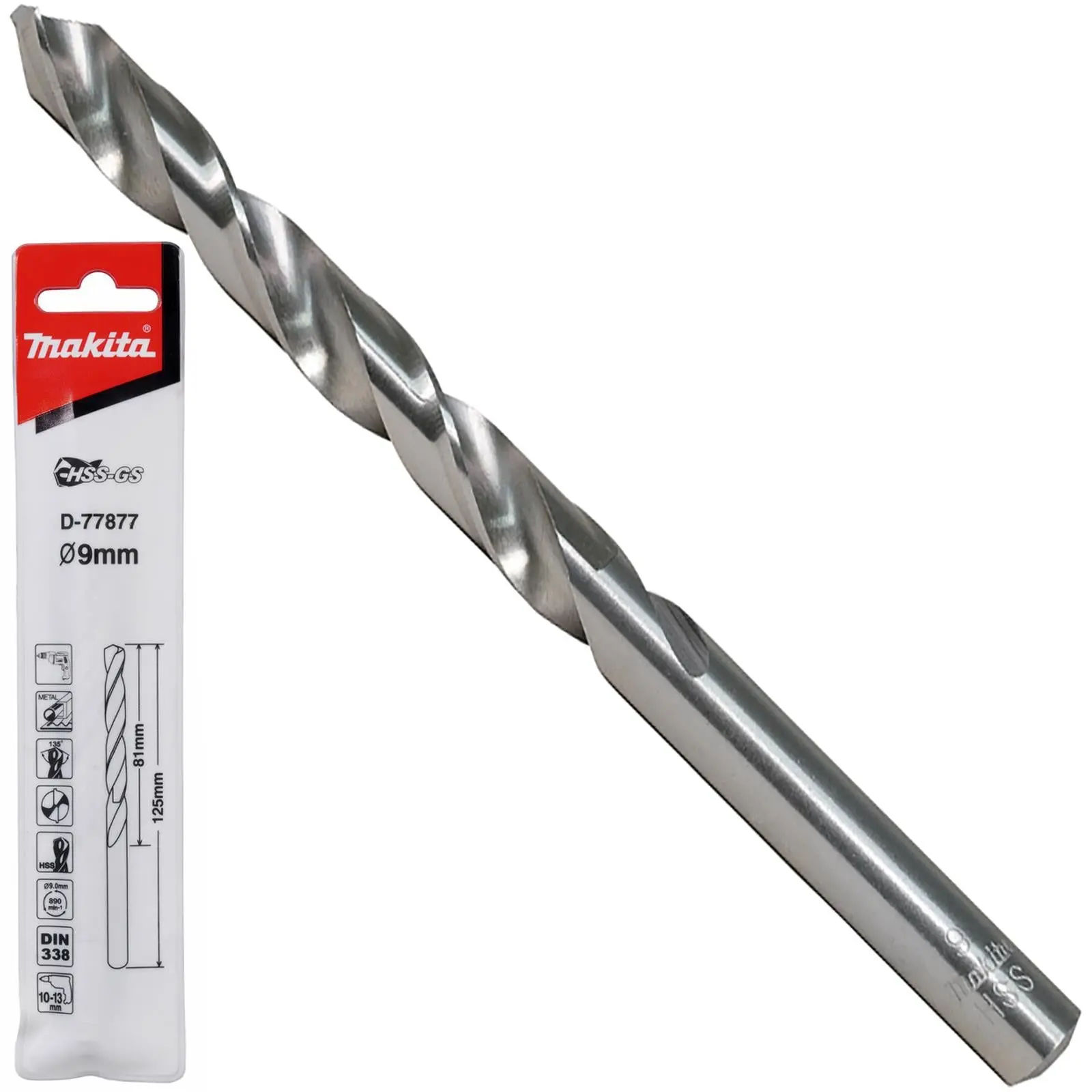 Makita HSS-GS Metal Drill Bit 135° Split Point 1.0-16.0mm Choose Size - Image 27