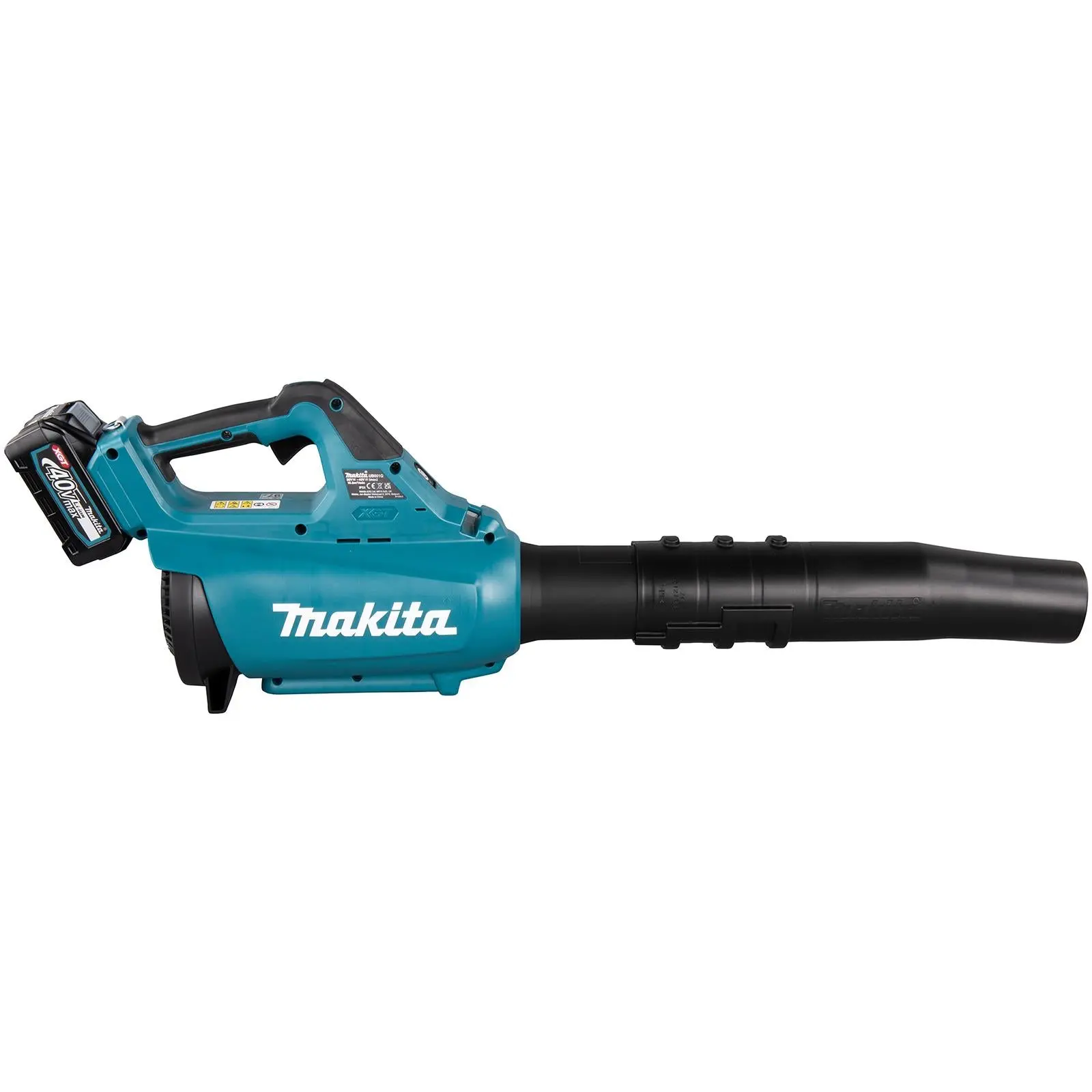 Makita Leaf Blower 40V XGT Brushless Cordless 2 x 2.5Ah Battery and Rapid Charger 17N Garden Grass Clippings Construction UB001GD202 - Image 7