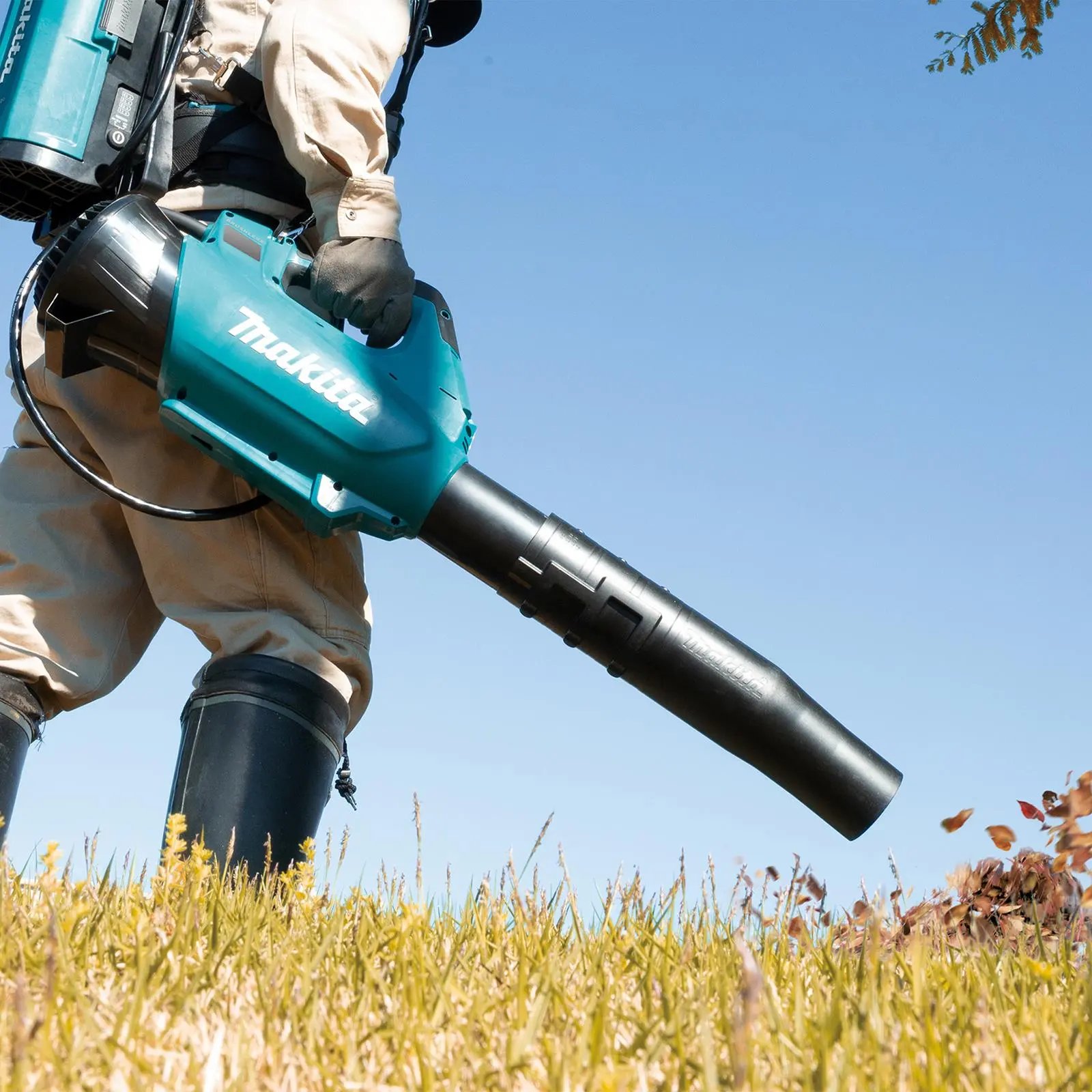 Makita Leaf Blower and PDC1200 Power Pack Backpack 18V 40V LXT XGT Compatible Brushless Cordless 20N Garden Grass Clippings UB001CX2 - Image 3