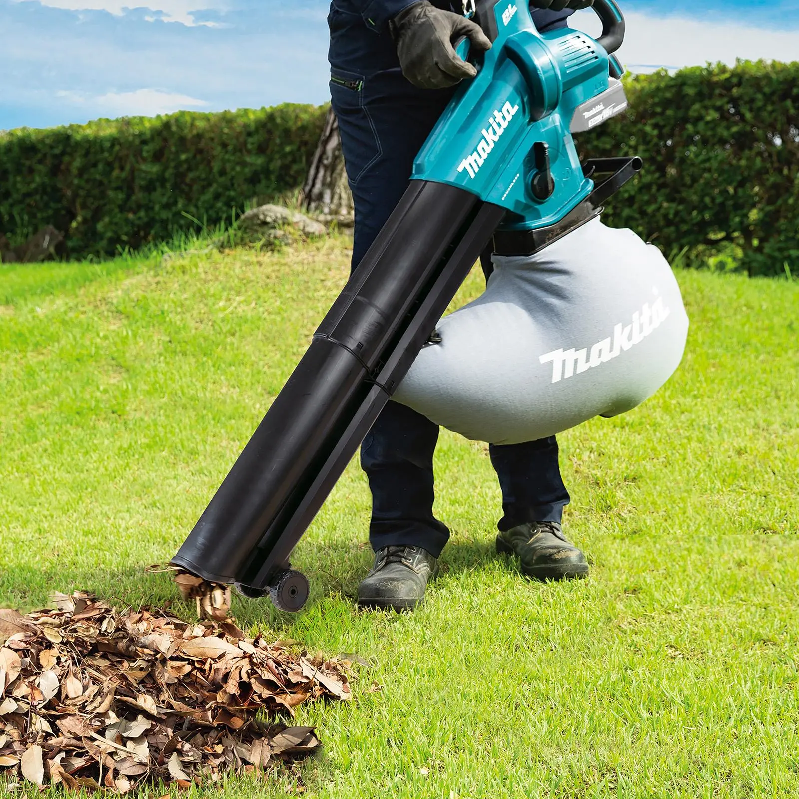 Makita Leaf Blower Vacuum 18V LXT Brushless Cordless Garden Grass Clippings Bare Unit Body Only DUB187Z - Image 11