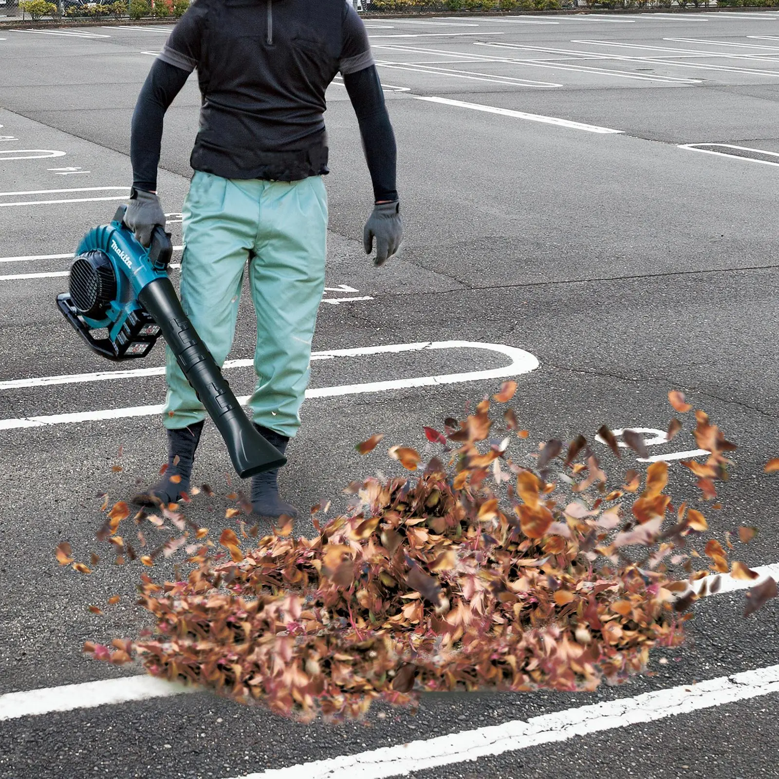 Makita Leaf Blower Vacuum Kit 18V x 2 LXT Brushless Cordless 2 x 6Ah Battery and Dual Rapid Charger 14.4N Garden Grass Clippings Construction DUB363PG2V - Image 12