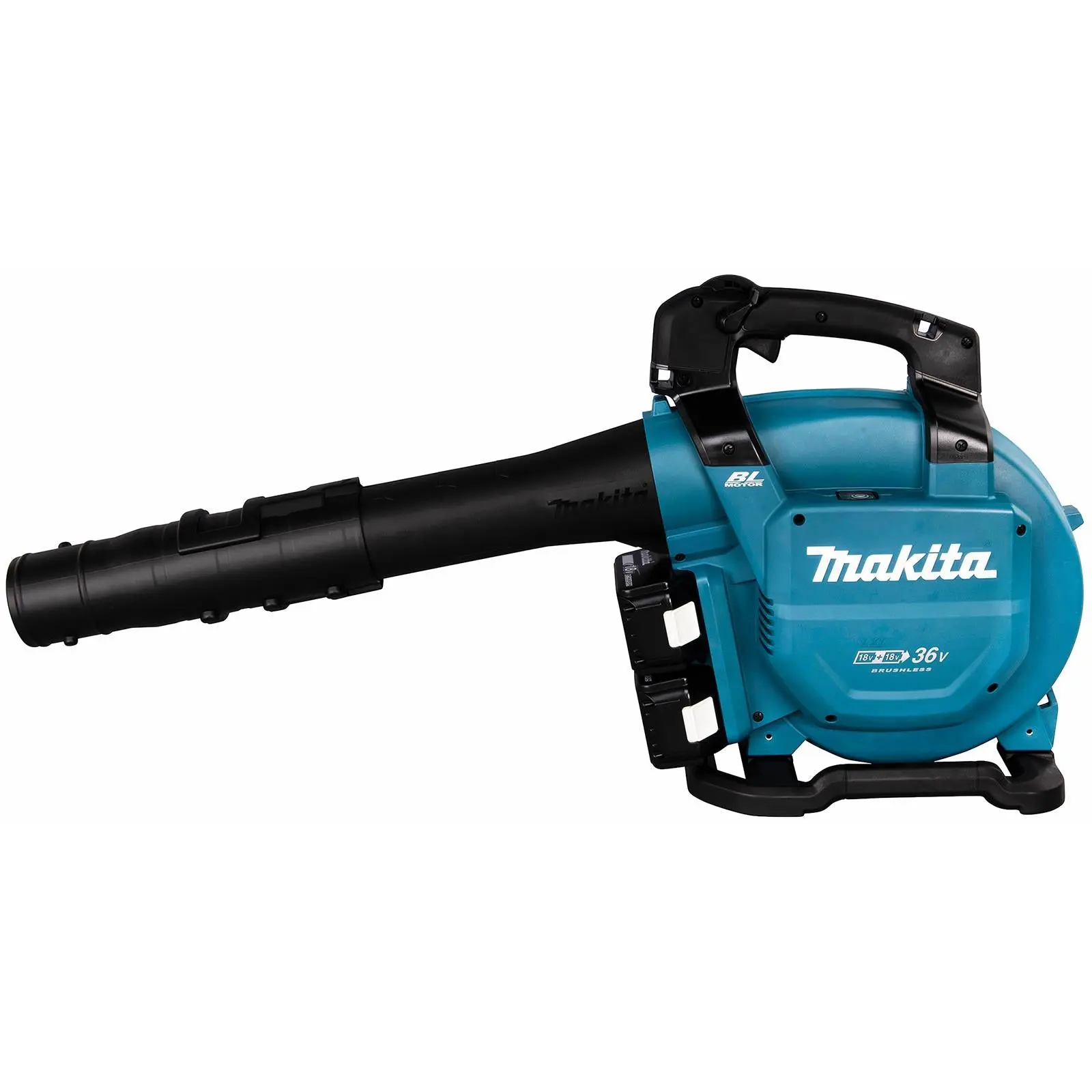 Makita Leaf Blower Vacuum Kit 18V x 2 LXT Brushless Cordless 2 x 6Ah Battery and Dual Rapid Charger 14.4N Garden Grass Clippings Construction DUB363PG2V - Image 7