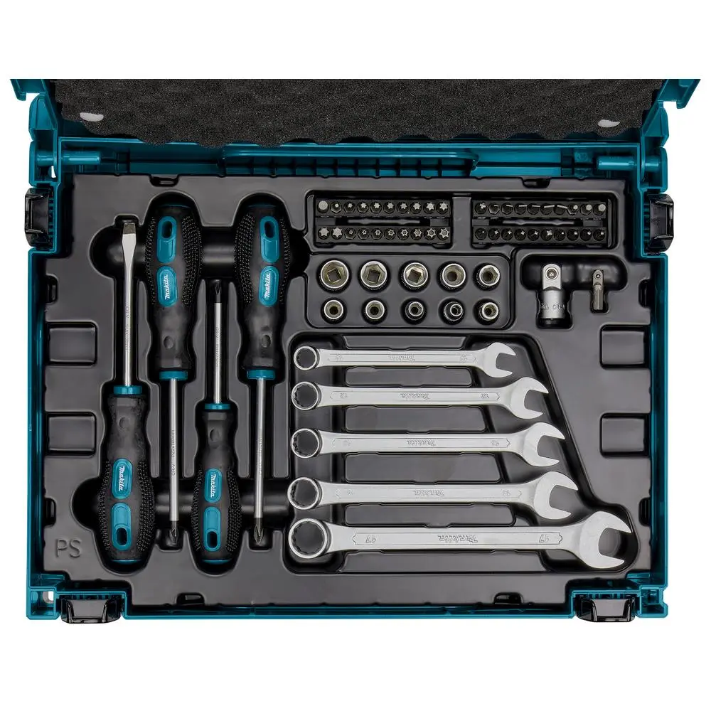 Makita Mechanics Tool Set in Makpac Case 87 Piece E-11542 - Image 3