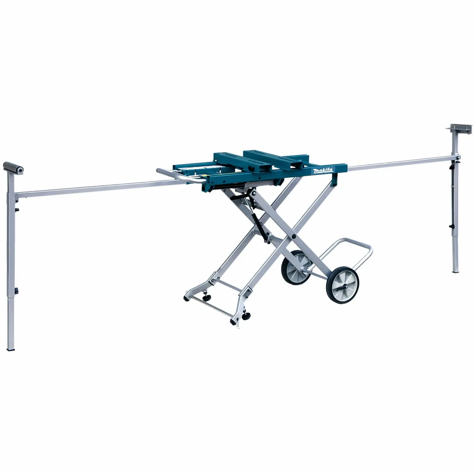 Makita Mitre Saw Stand Universal Folding Portable Table Top Wheels Slide Compound - Image 3