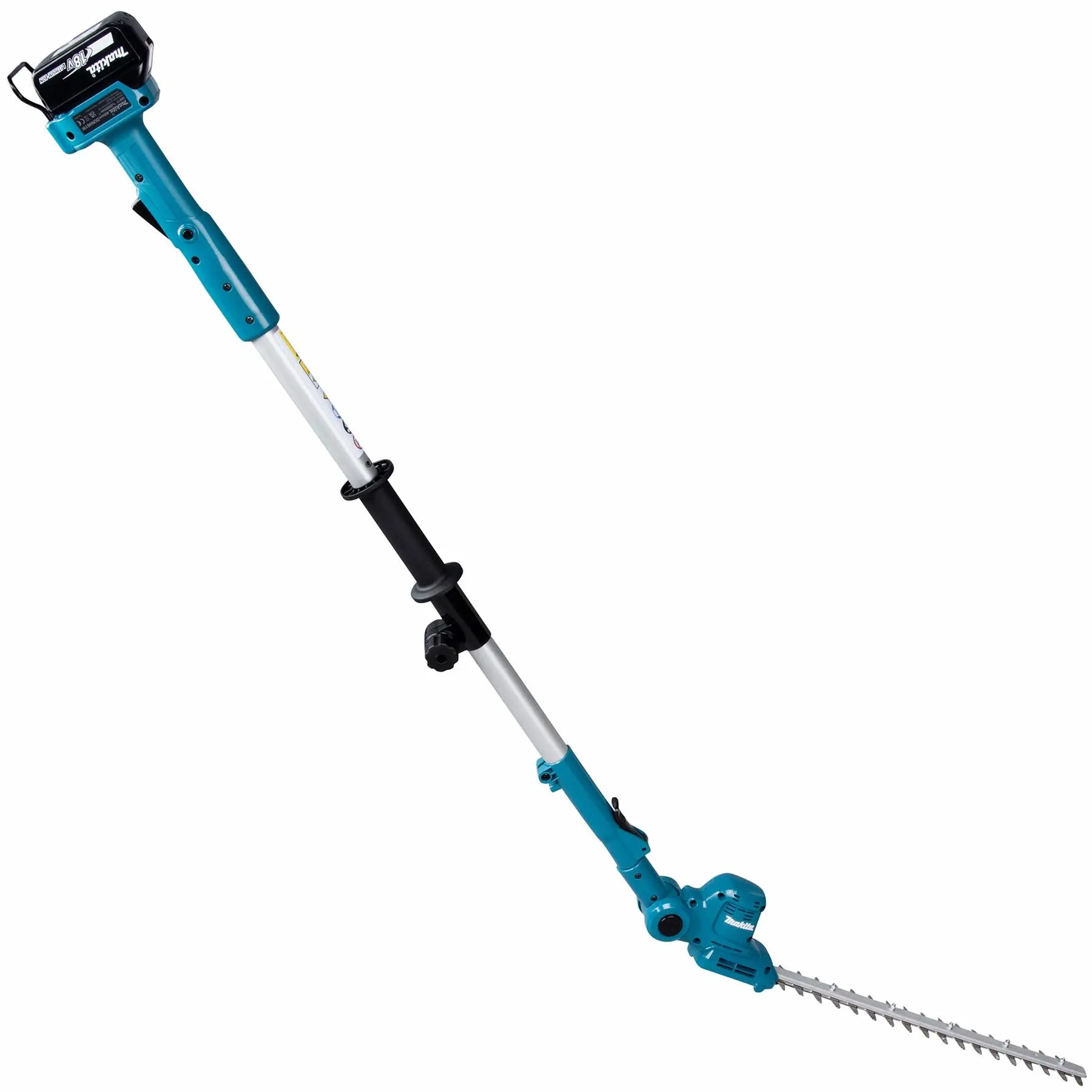 Makita Pole Hedge Trimmer Kit 46cm 18V LXT Li-ion Brushless Cordless 5Ah Battery and Charger Telescopic Garden Bush Cutter Cutting DUN461WRT - Image 7