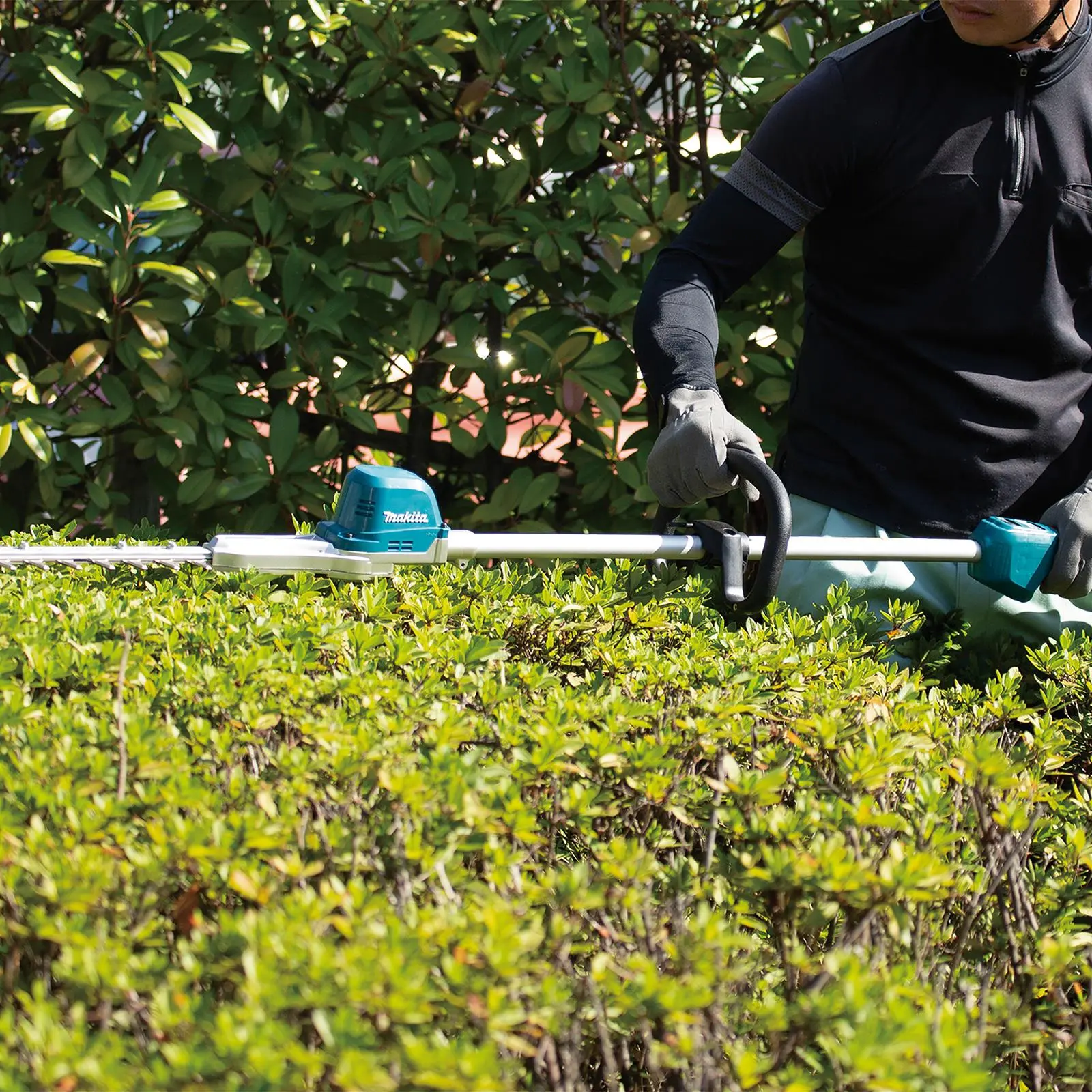 Makita Pole Hedge Trimmer Kit 60cm 18V LXT Li-ion Brushless Cordless 2 x 5Ah Battery and Charger Garden Bush Cutter Cutting DUN600LRTE - Image 2