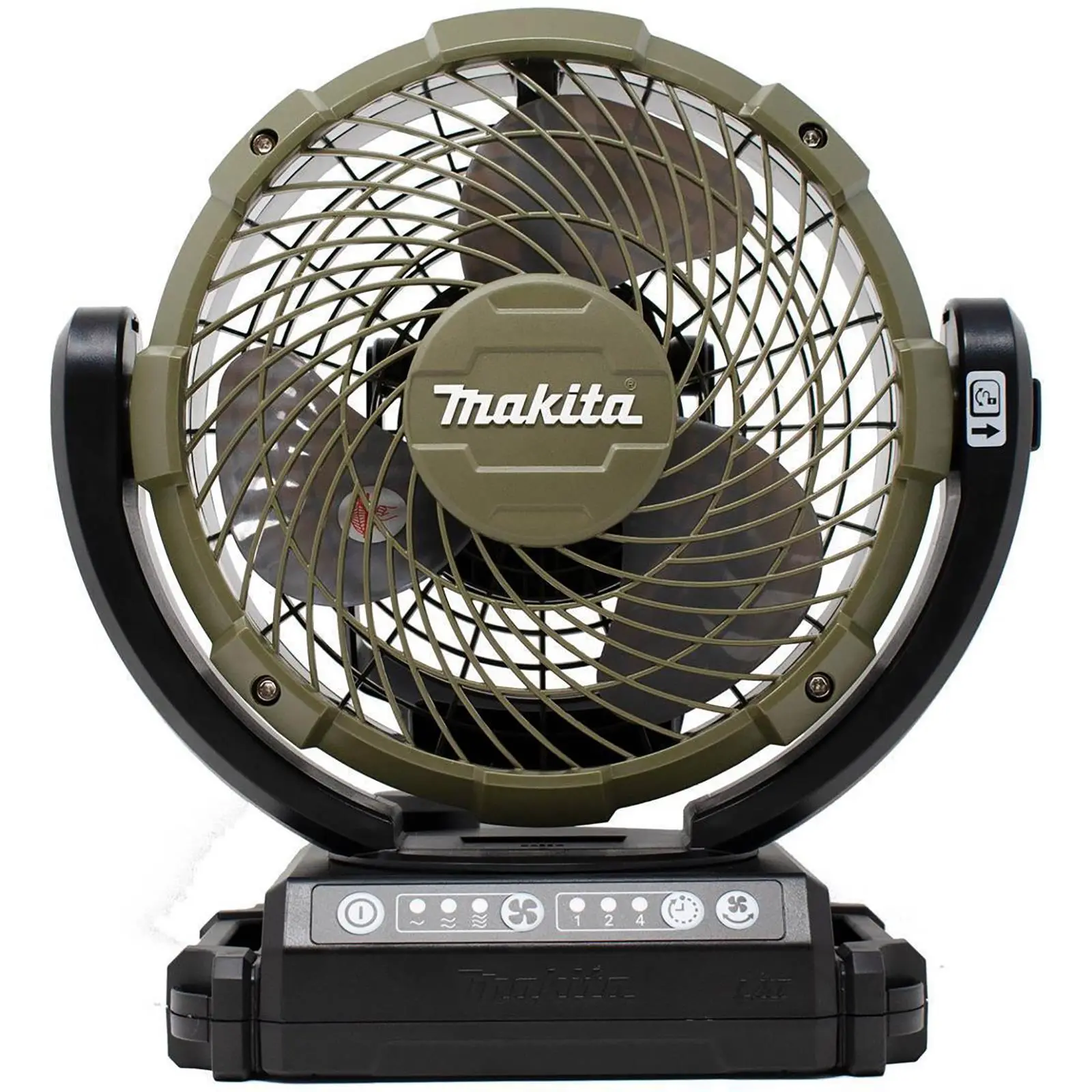 Makita Portable Fan 14.4V / 18V LXT Li-ion Cordless Olive Range DCF102ZO Body Only - Image 2