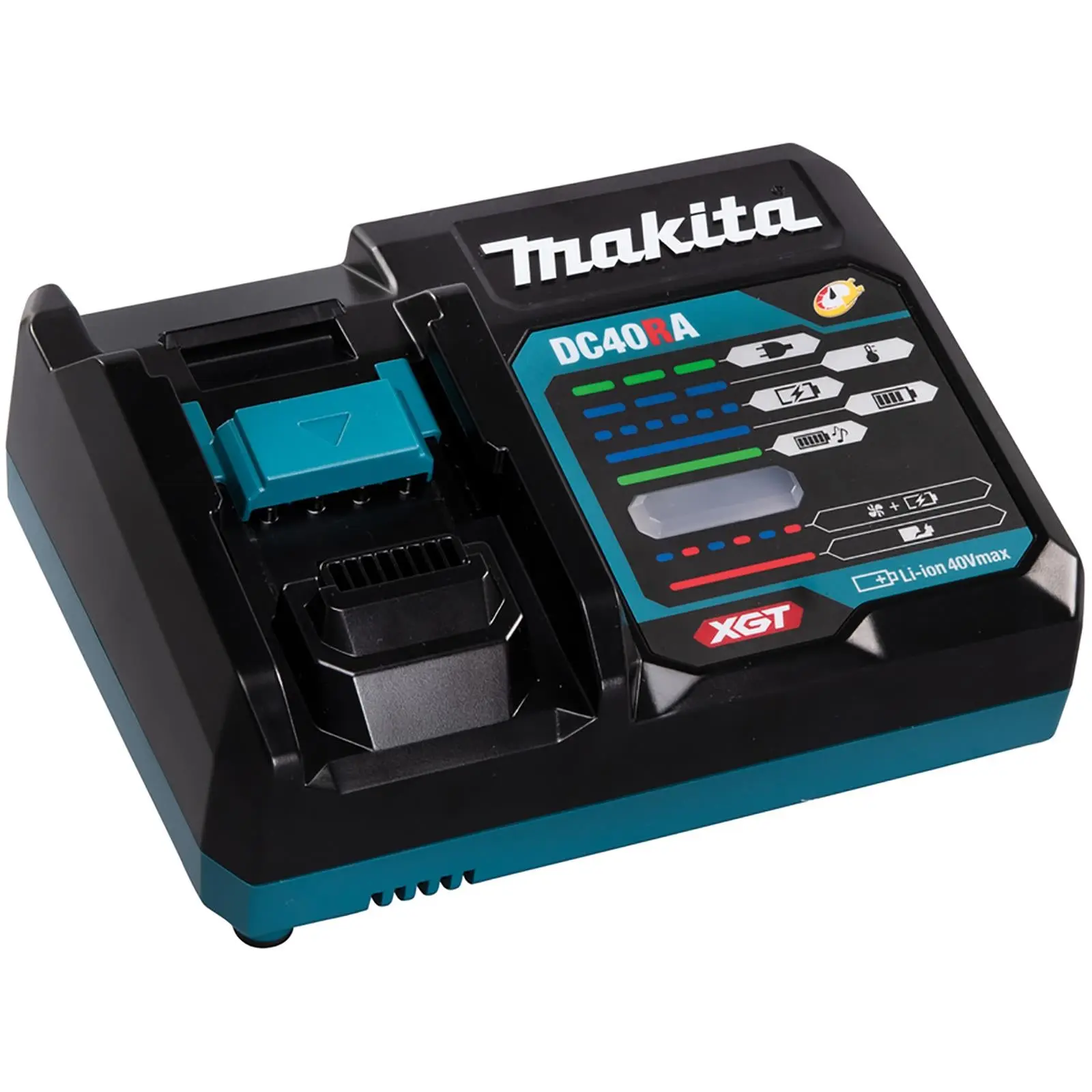 Makita Power Source Kit 40V XGT 2 x BL4025 2.5Ah Batteries DC40RA 240V Charger in Makpac Type 1 Case - Image 3