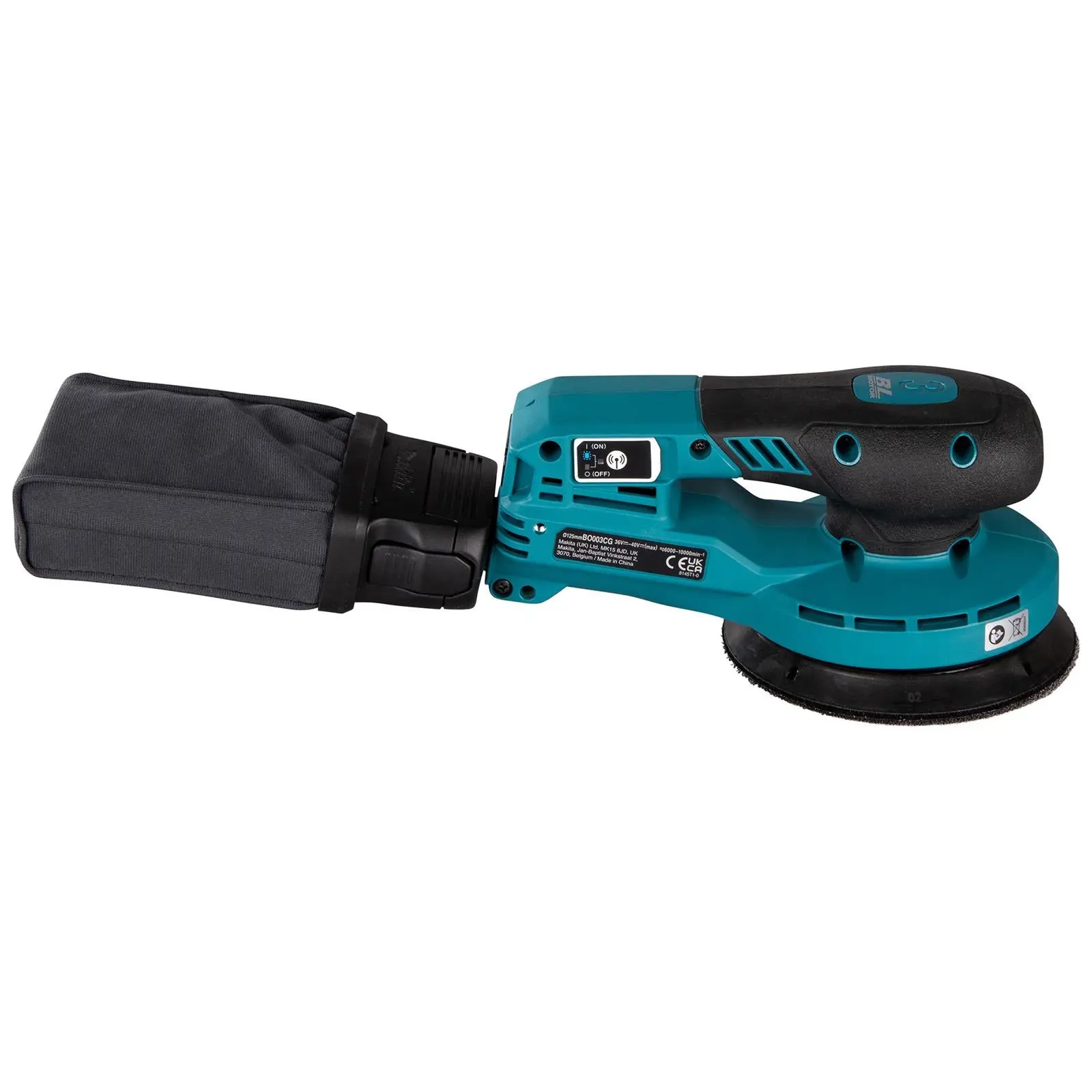 Makita Random Orbital Sander 125mm Lightweight 3mm Orbit Diameter XGT 40V Max Brushless Body Only BO003CGZ - Image 8