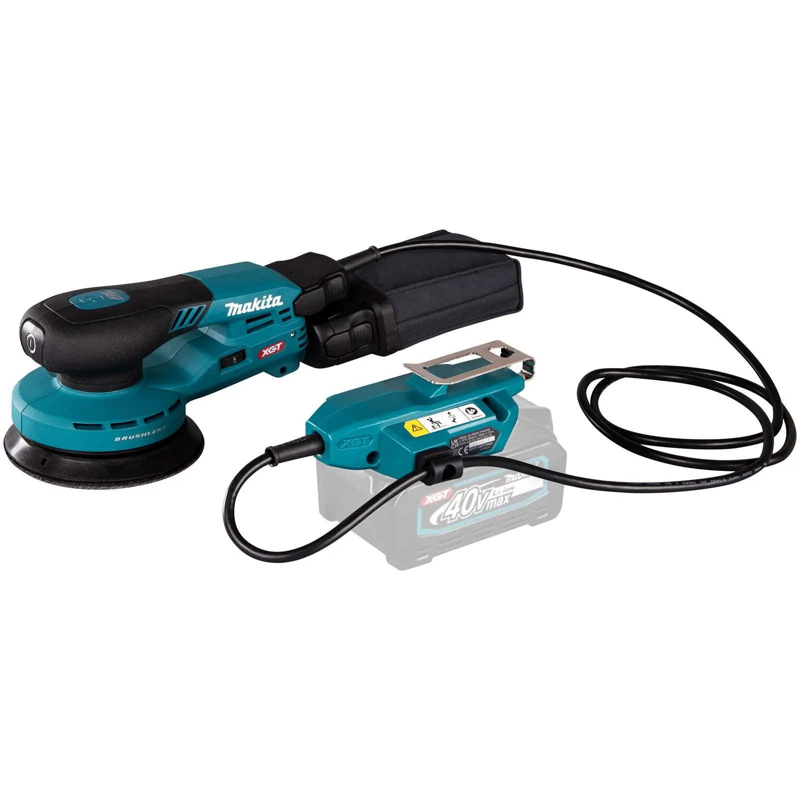 Makita Random Orbital Sander 125mm Lightweight 5mm Orbit Diameter XGT 40V Max Brushless Body Only BO001CGZ - Image 3