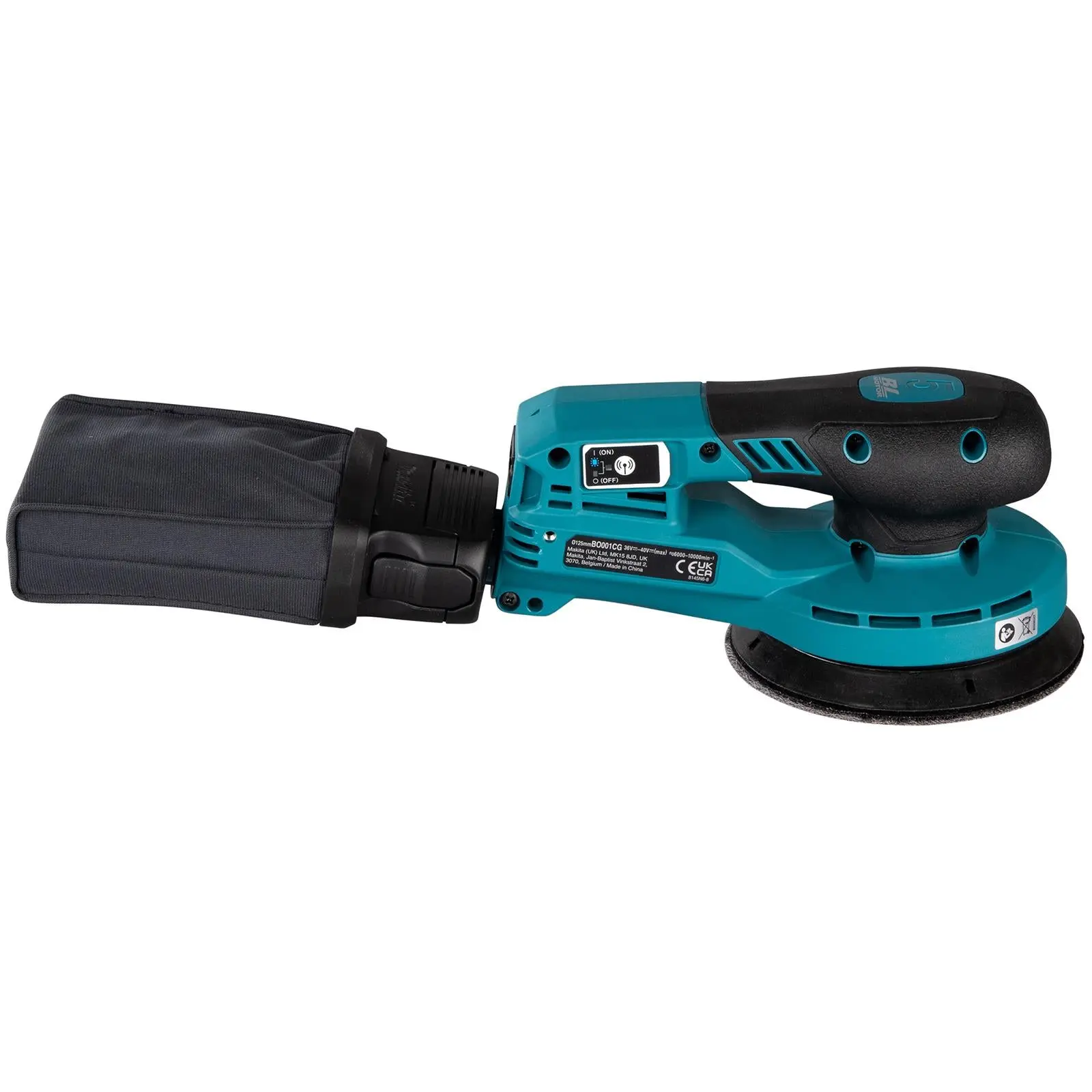 Makita Random Orbital Sander 125mm Lightweight 5mm Orbit Diameter XGT 40V Max Brushless Body Only BO001CGZ - Image 8