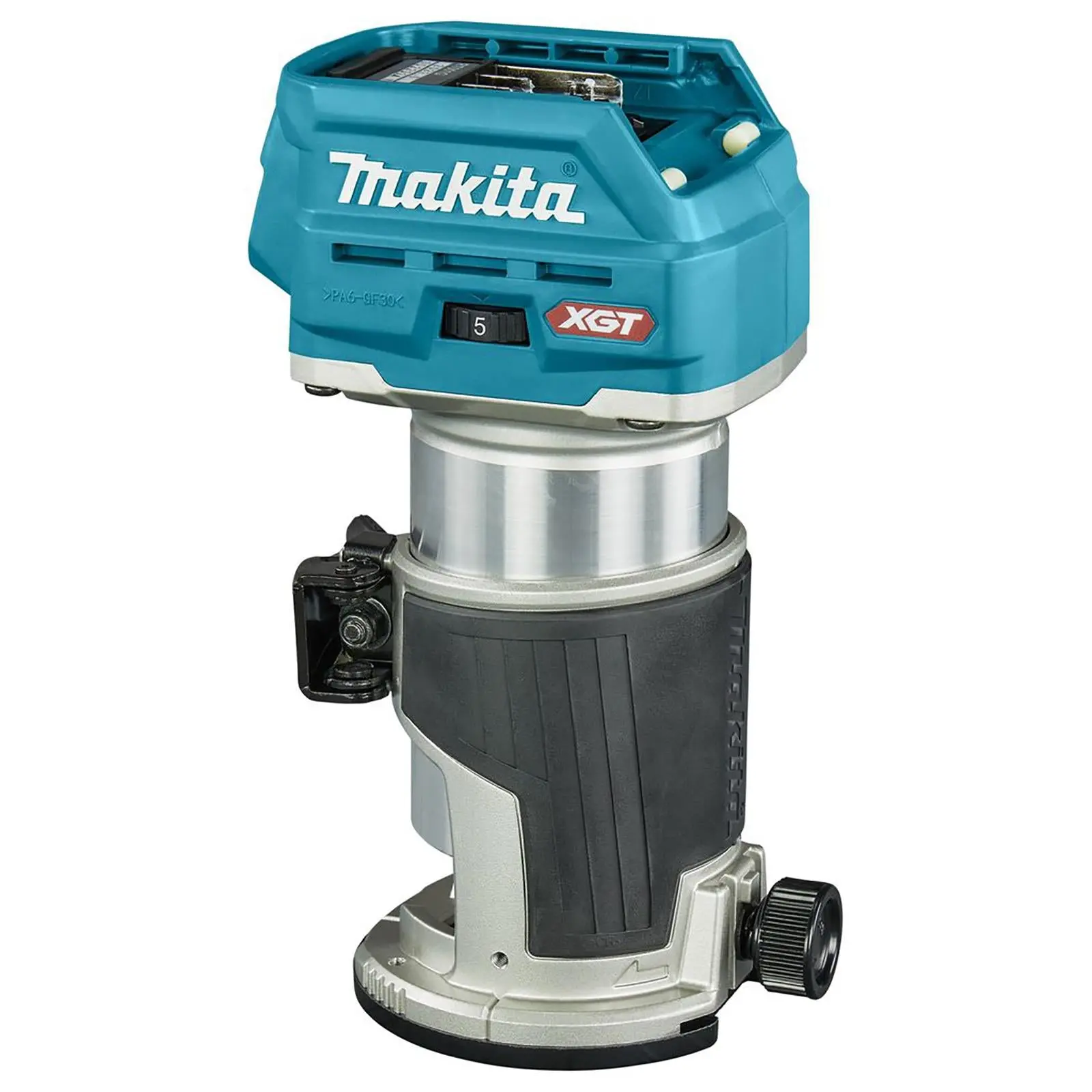 Makita Router Trimmer 40V Max XGT 1/4" Collet in MakPac Type 4 Case with Plunge Base Body Only RT001GZ16 - Image 7