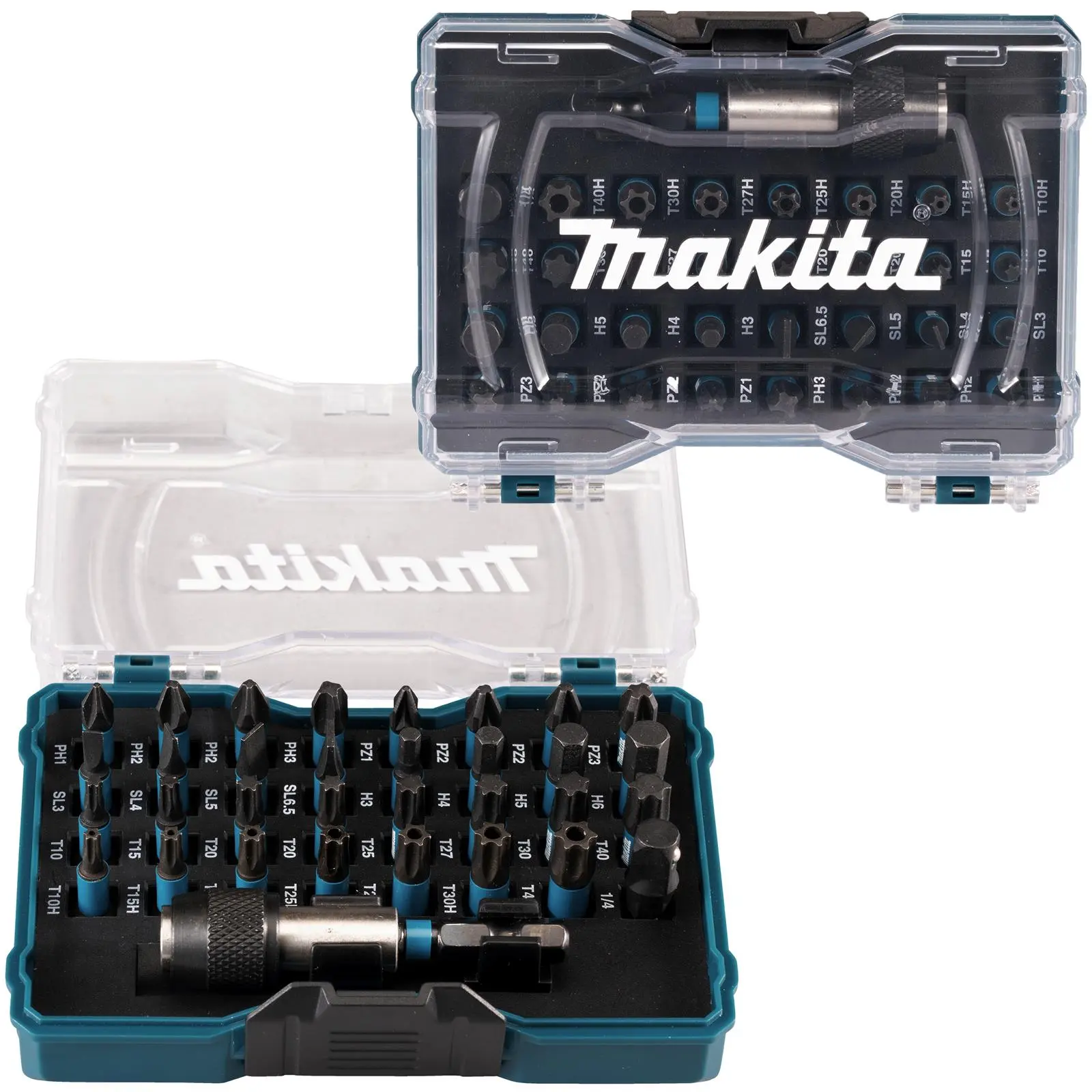 Makita Screwdriver Bit Set IMPACT BLACK with Bit Holder in Case 33 Piece E-12441