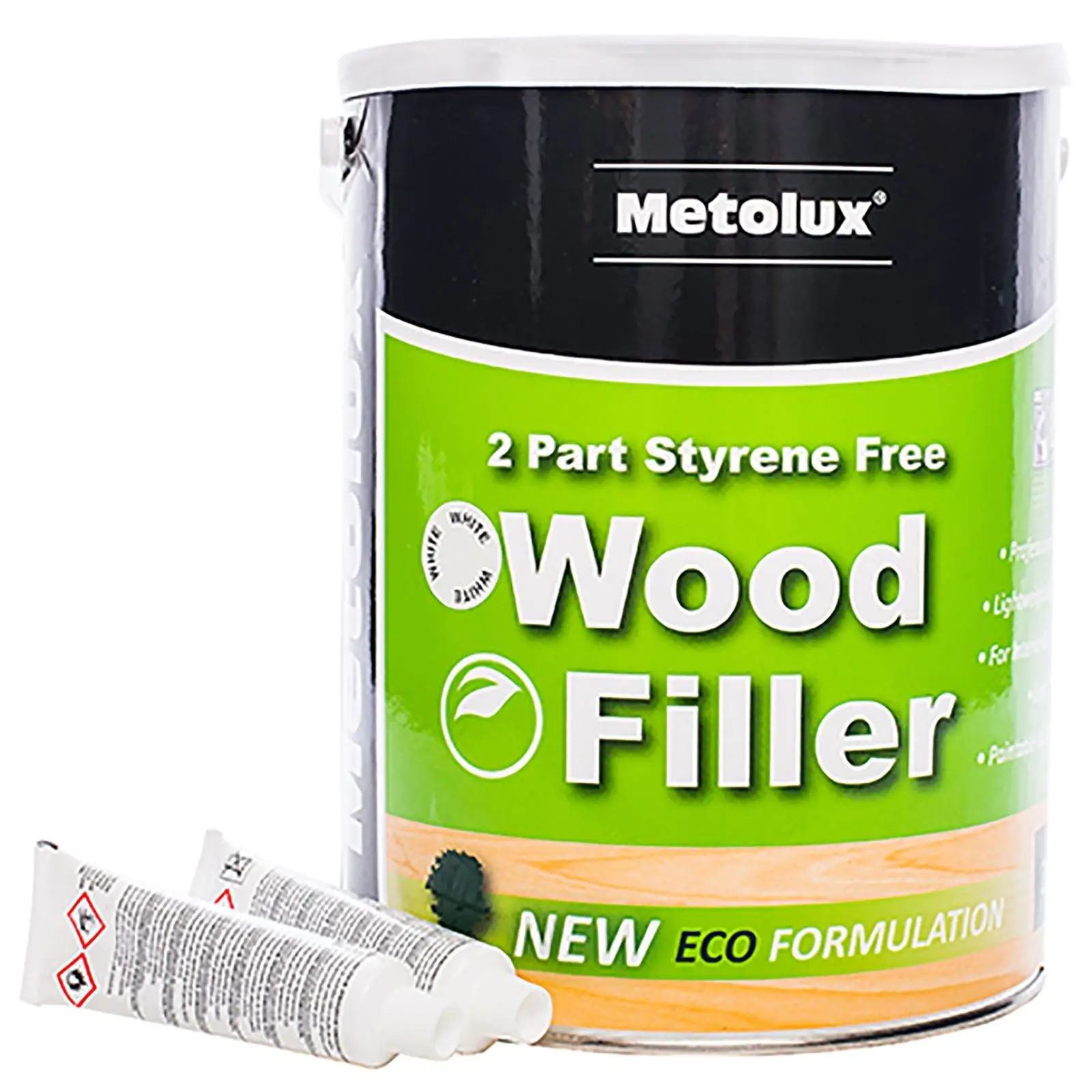 Metolux Wood Filler 2 Part Styrene Free High Strength Professional Grade - Image 3