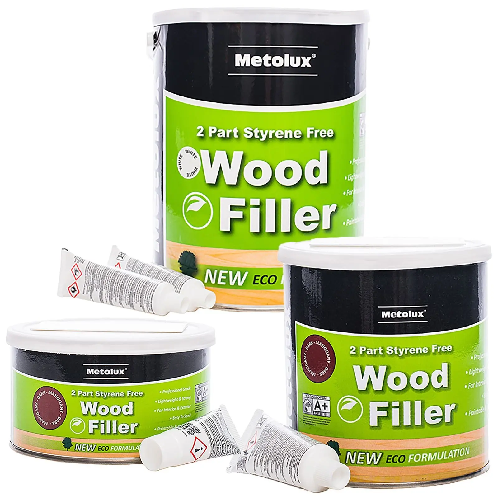 Metolux Wood Filler 2 Part Styrene Free High Strength Professional Grade - Image 4