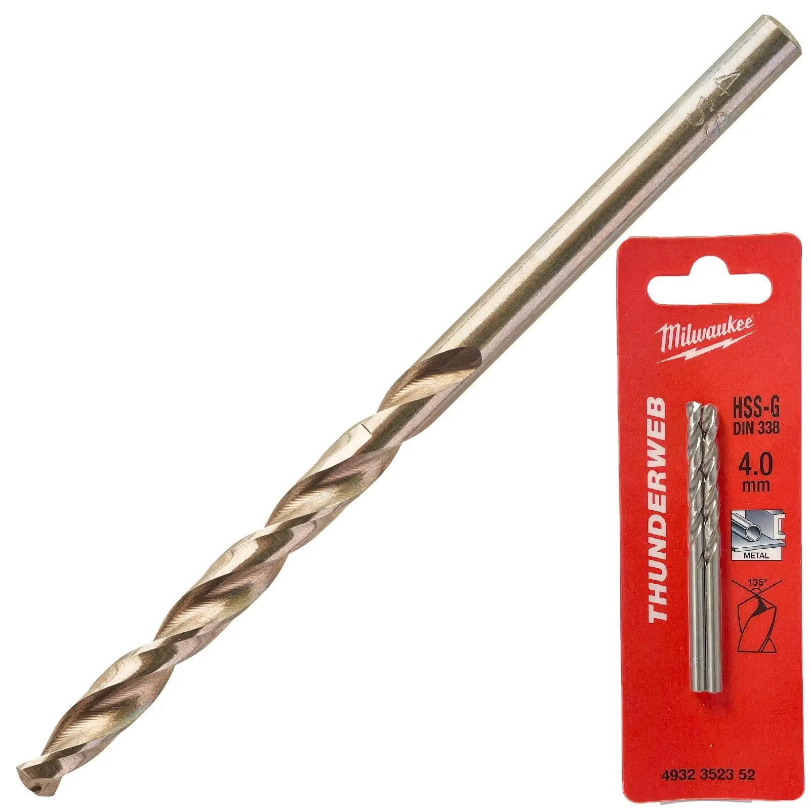 Milwaukee Thunderweb Metal Drill Bits HSS-G Ground DIN338 2 Pack 1.0-4.0mm - Image 10