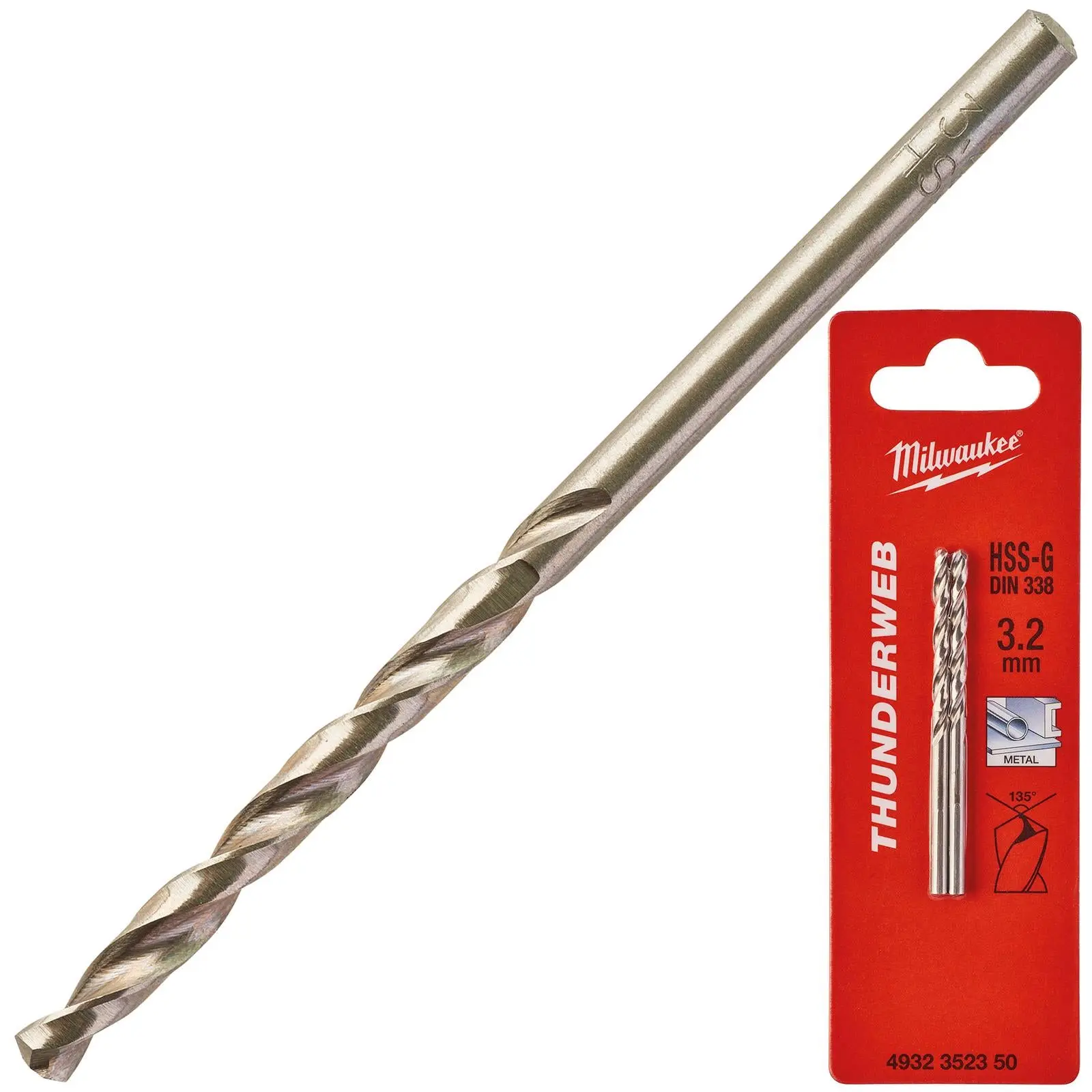 Milwaukee Thunderweb Metal Drill Bits HSS-G Ground DIN338 2 Pack 1.0-4.0mm - Image 15