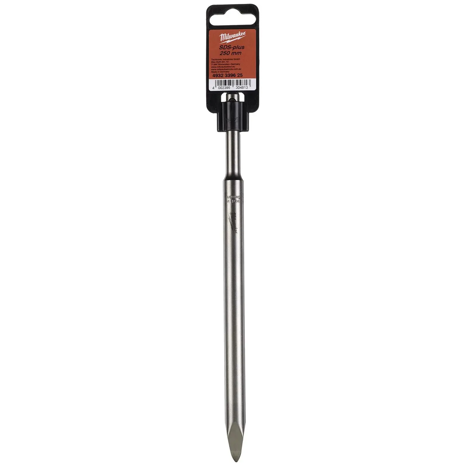 Milwaukee Pointed Chisel SDS Plus 250mm Length - Image 2