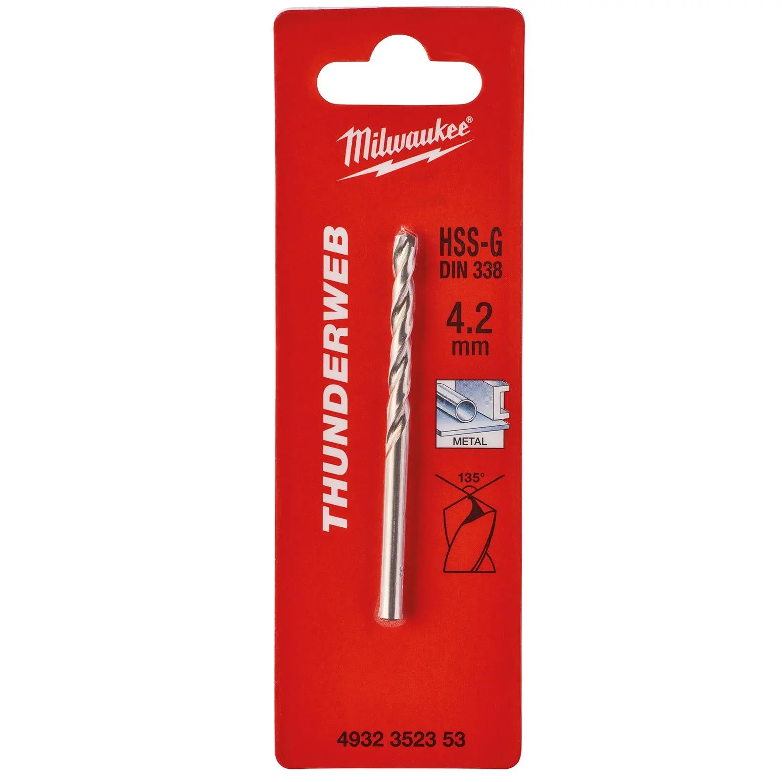 Milwaukee Thunderweb Metal Drill Bits HSS-G Ground DIN338 4.2-13.0mm - Image 55
