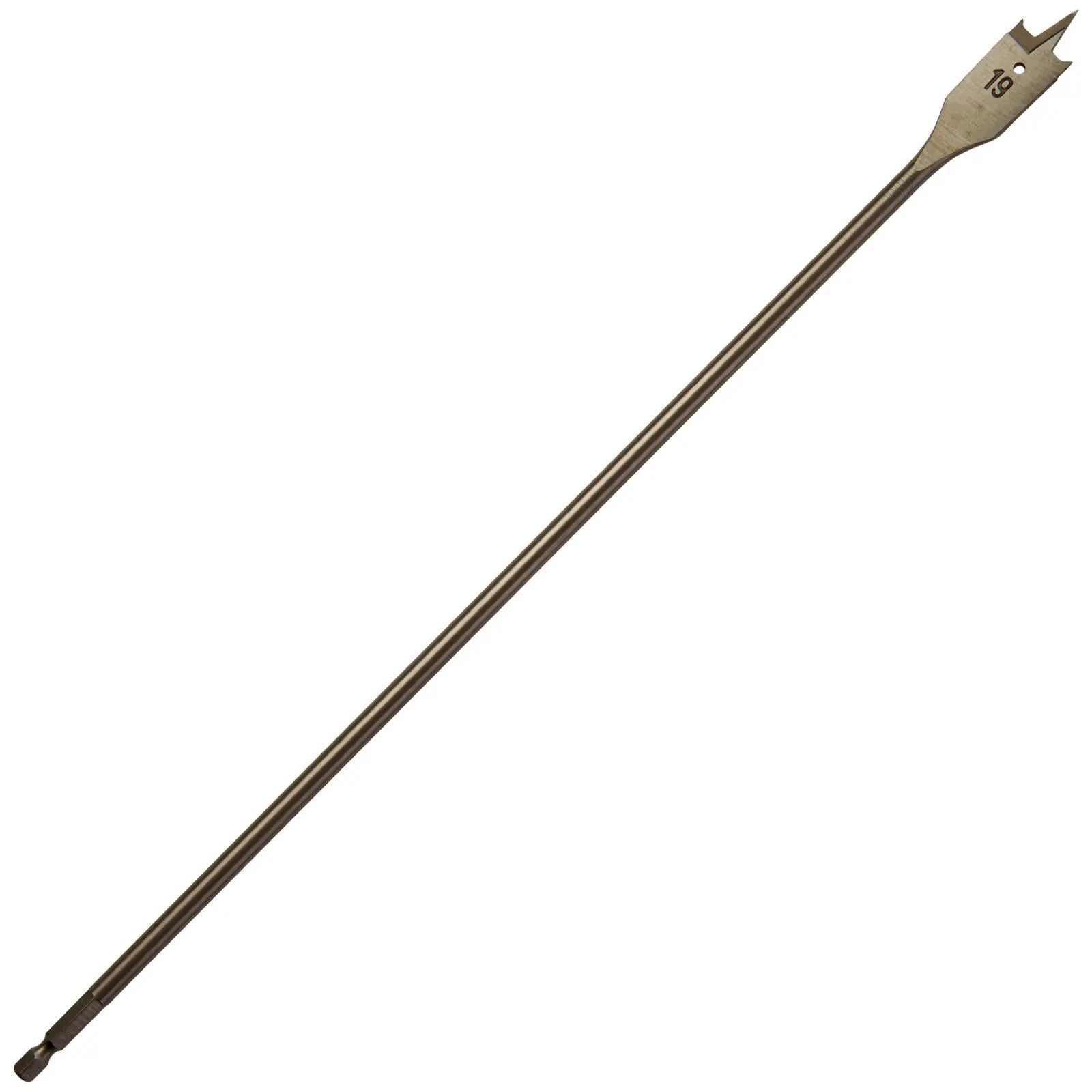 Milwaukee Flat Wood Boring Drill Bits 400mm Length 1/4" Hex Shank - Image 13