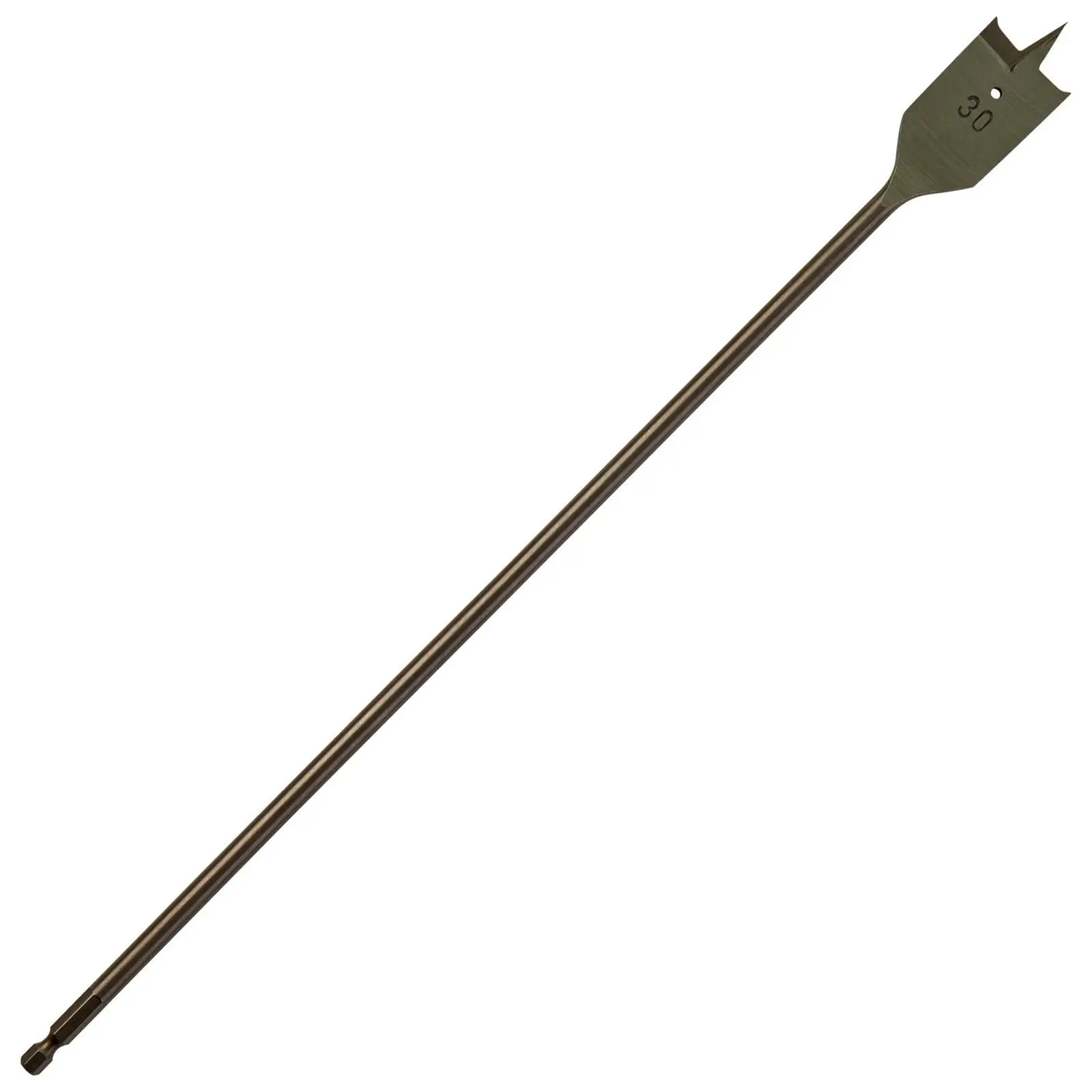 Milwaukee Flat Wood Boring Drill Bits 400mm Length 1/4" Hex Shank - Image 19