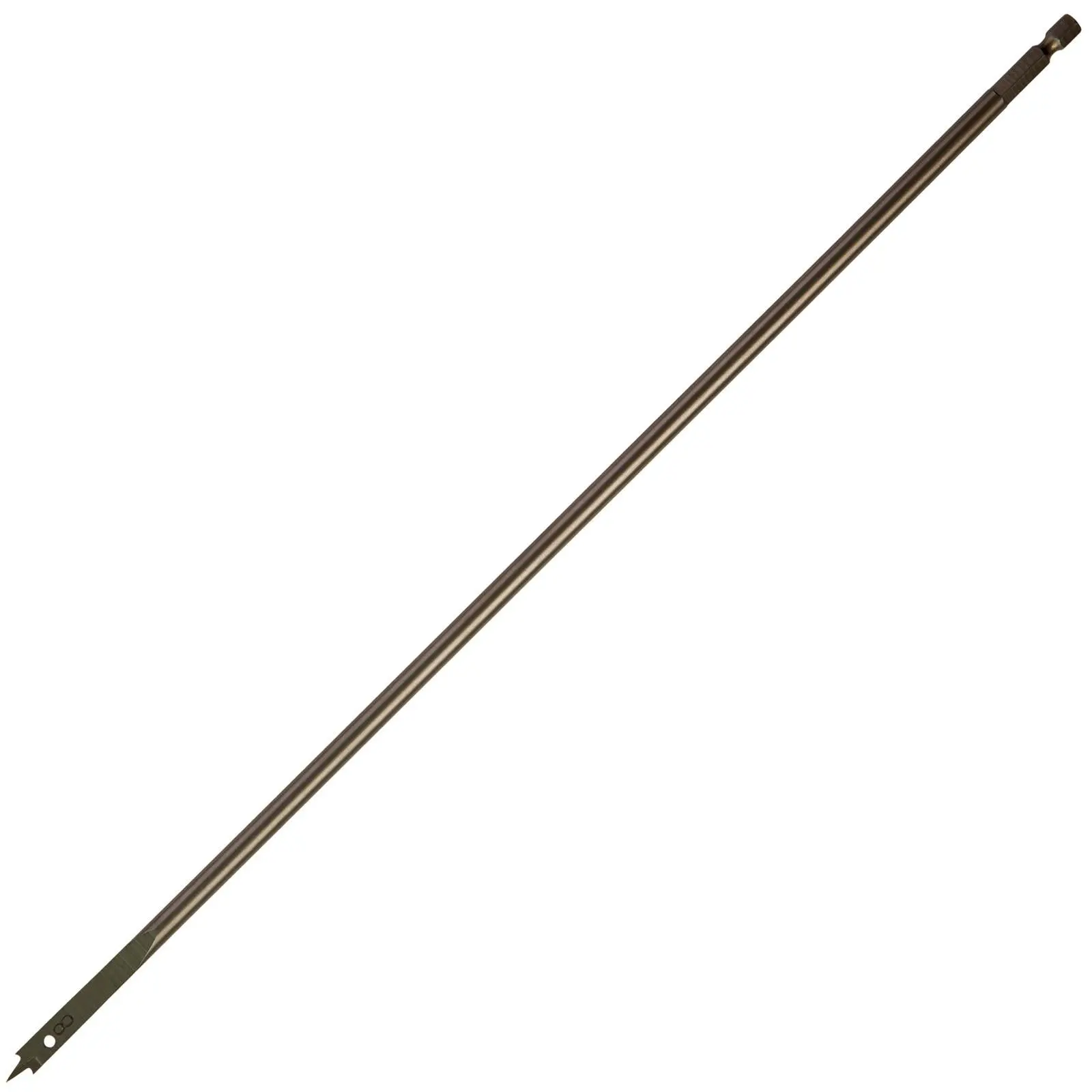 Milwaukee Flat Wood Boring Drill Bits 400mm Length 1/4" Hex Shank - Image 7