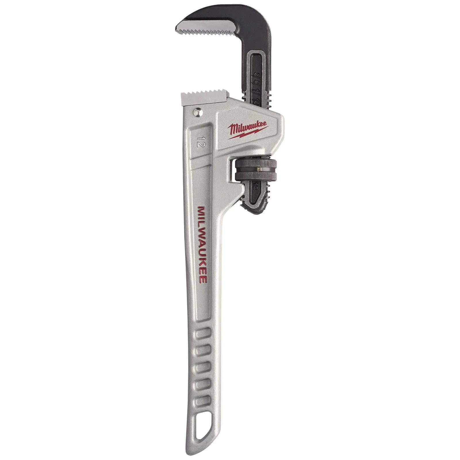 Milwaukee Aluminium Pipe Wrench 300mm 12in Jaw Capacity 51mm - Image 3