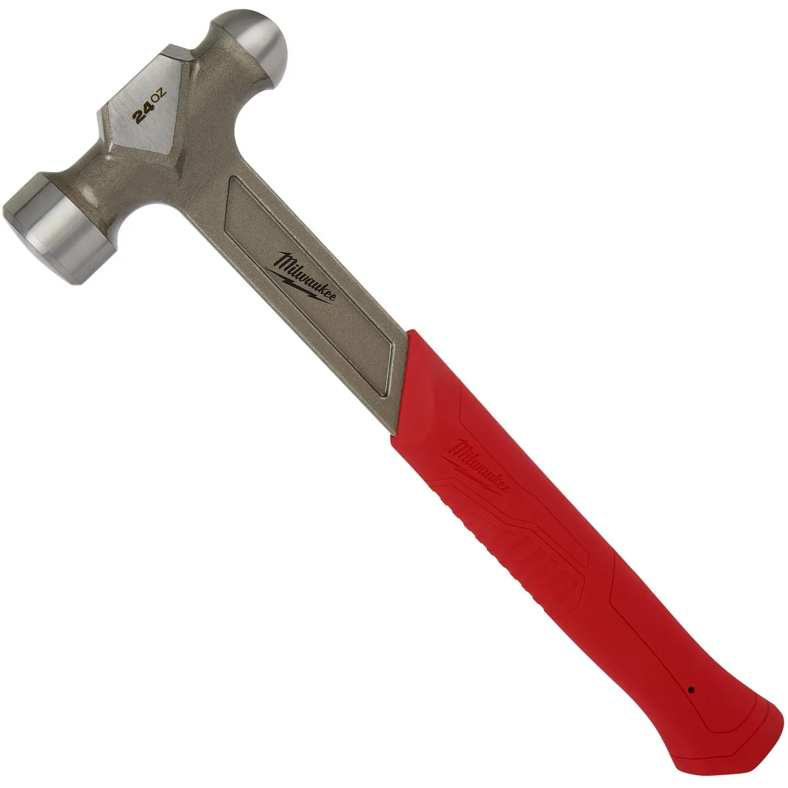 Milwaukee Ball Pein Hammer Steel 680g 24oz i-Beam Handle - Image 3