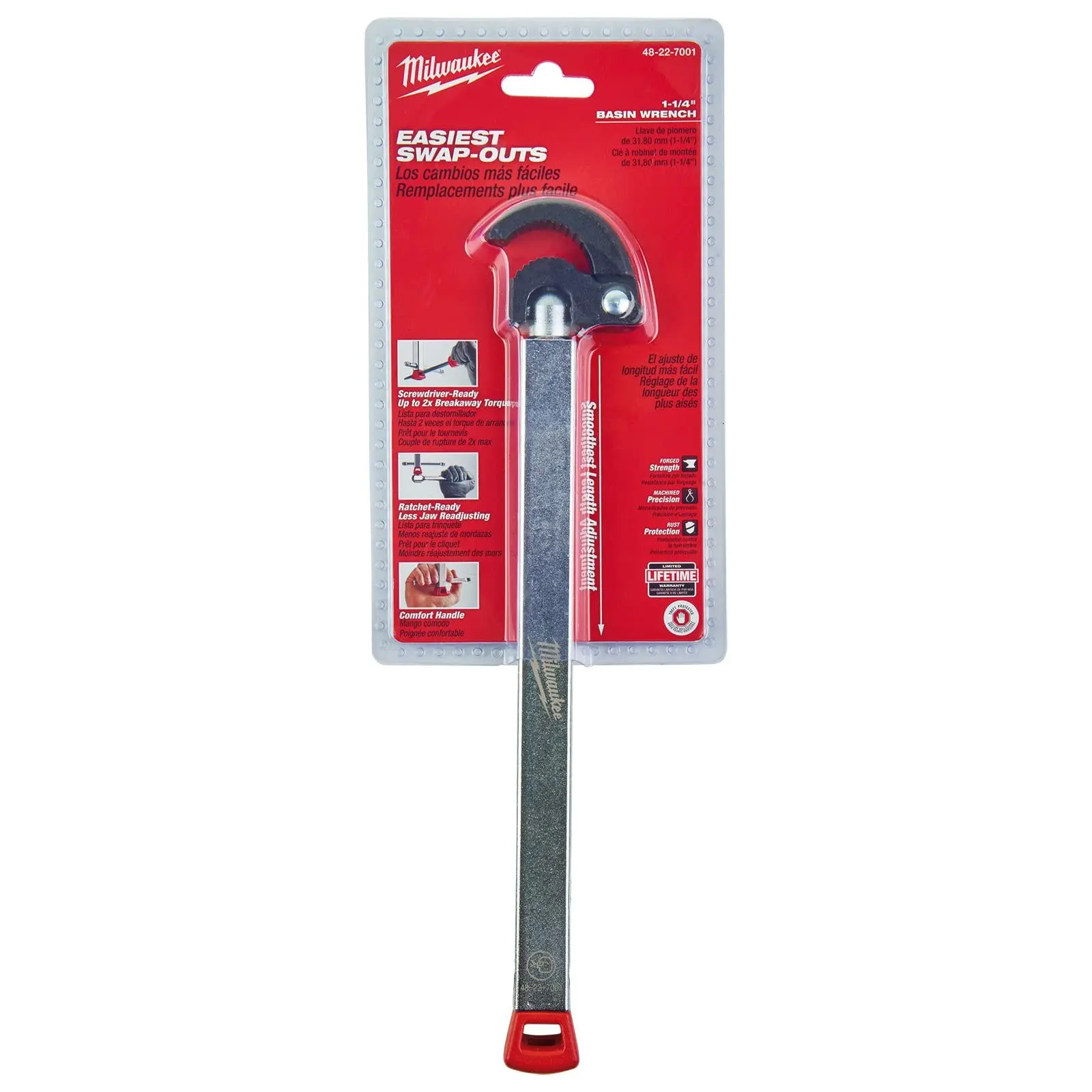 Milwaukee Basin Wrench Compact 10 - 32mm Jaw Size - Image 2