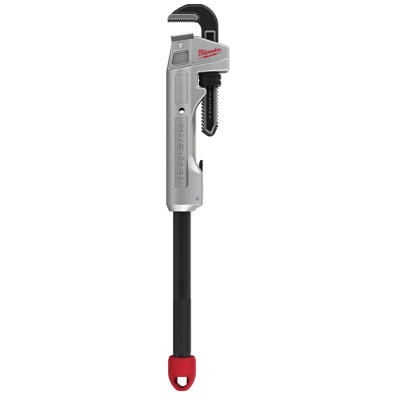 Milwaukee CHEATER Aluminium Adjustable Pipe Wrench 63mm Jaw 250-600mm - Image 3