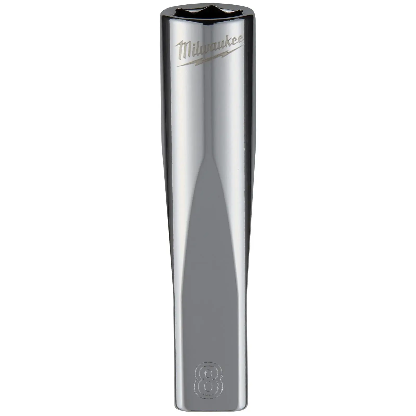 Milwaukee Chrome Socket 1/4" Drive Four Flat Sides Metric Deep 4-15mm Individual - Image 35