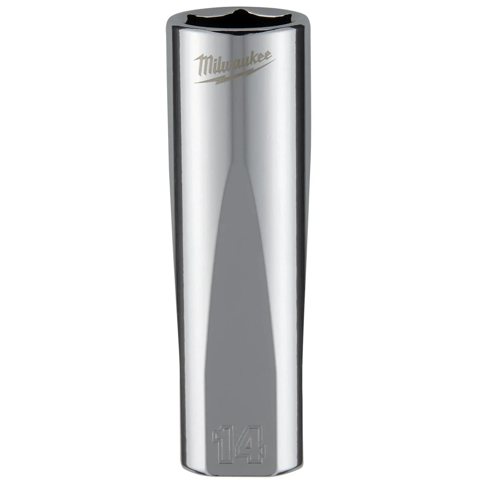 Milwaukee Chrome Socket 3/8" Drive Four Flat Sides Metric Deep 6-24mm Individual - Choose Size - Image 43
