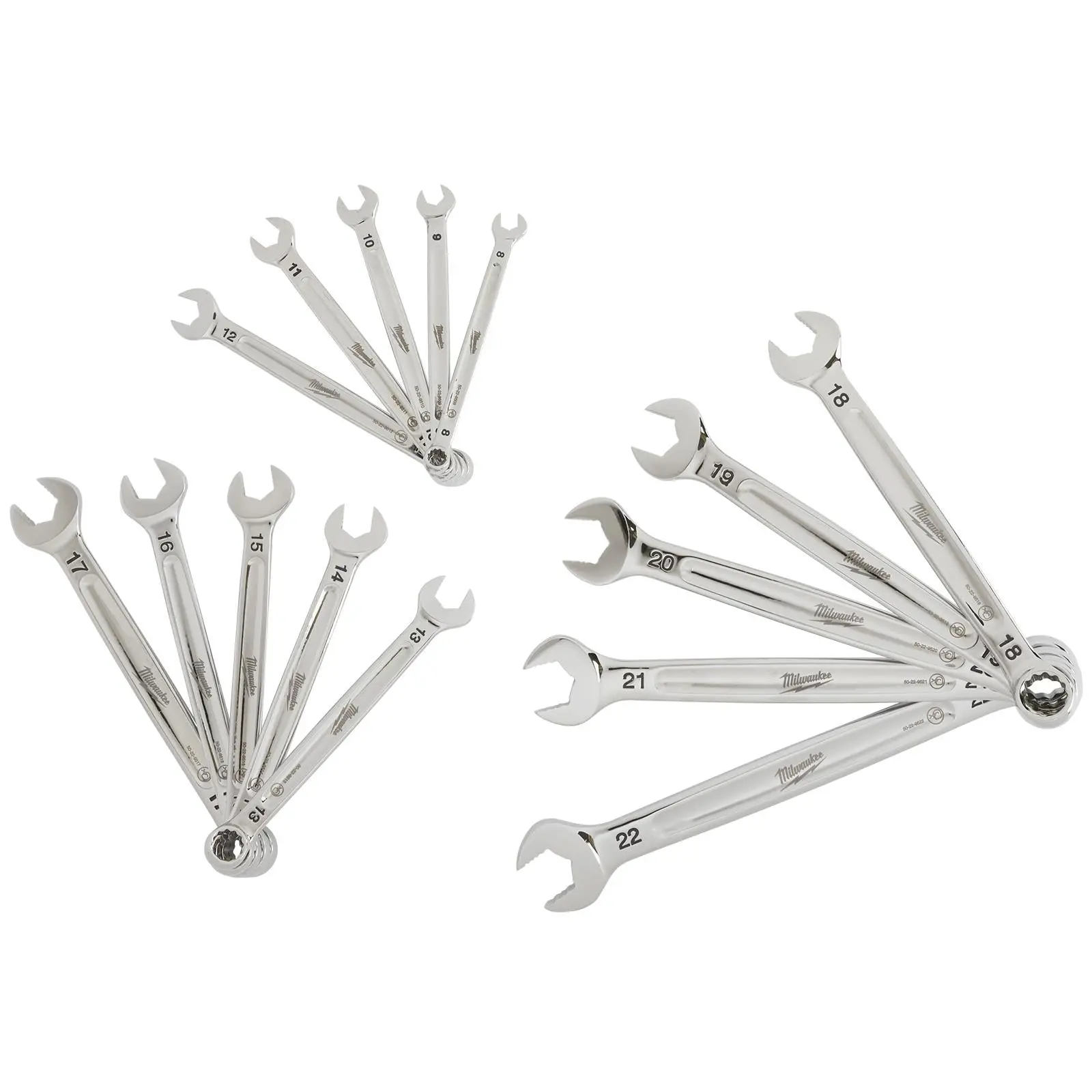 Milwaukee Combination Spanner Set MAX BITE 15 Pieces 8 - 22mm - Image 6