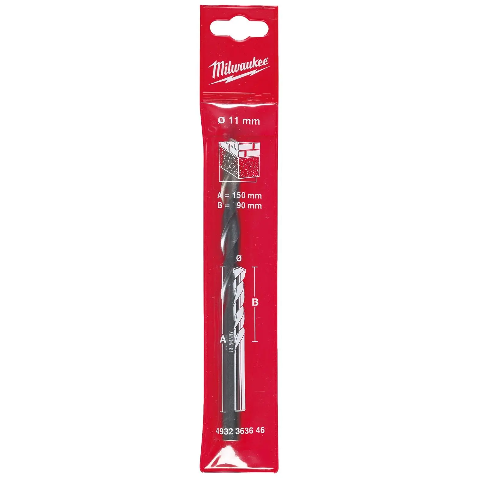 Milwaukee Concrete Masonry Drill Bits Round Shank - Image 11