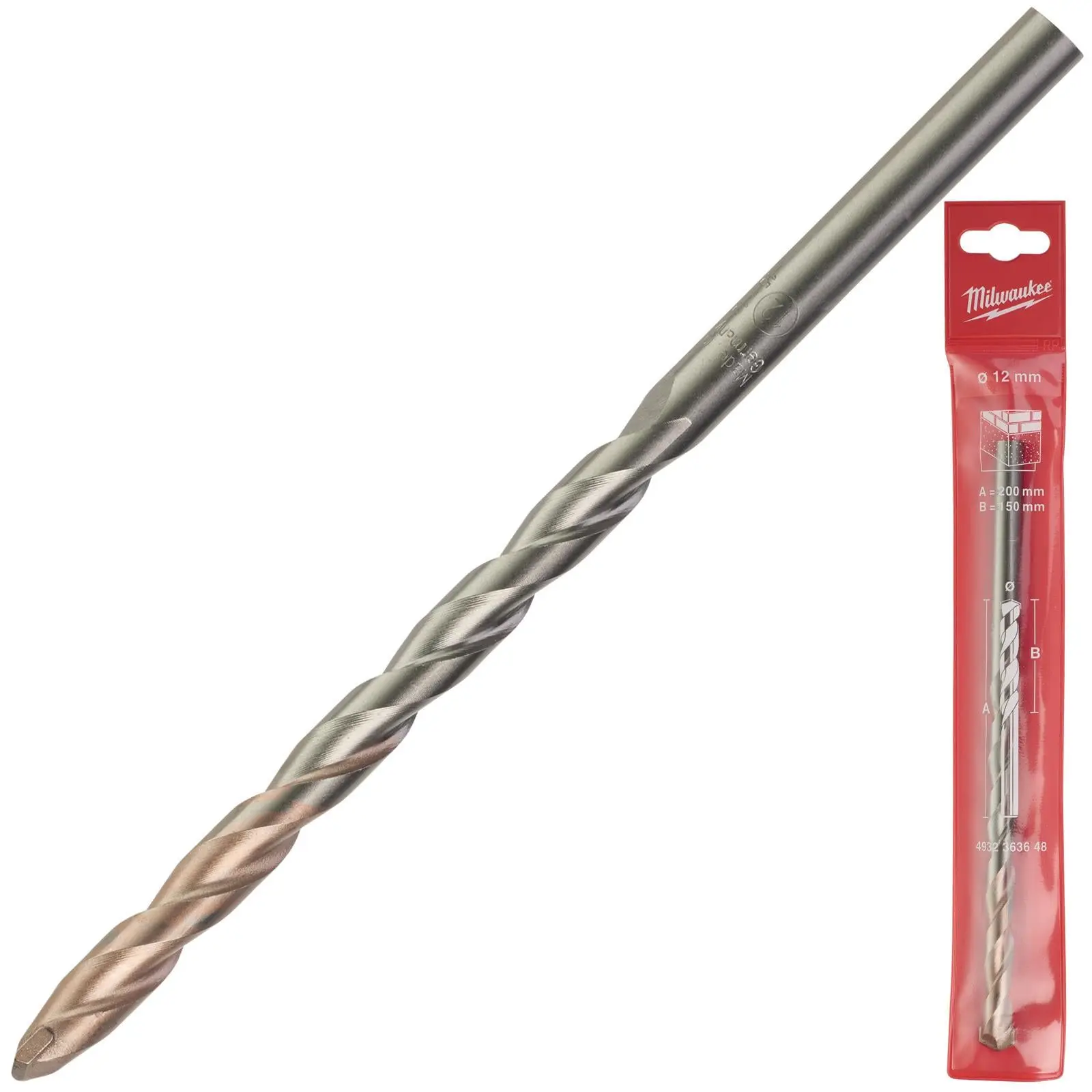 Milwaukee Concrete Masonry Drill Bits Round Shank - Image 121