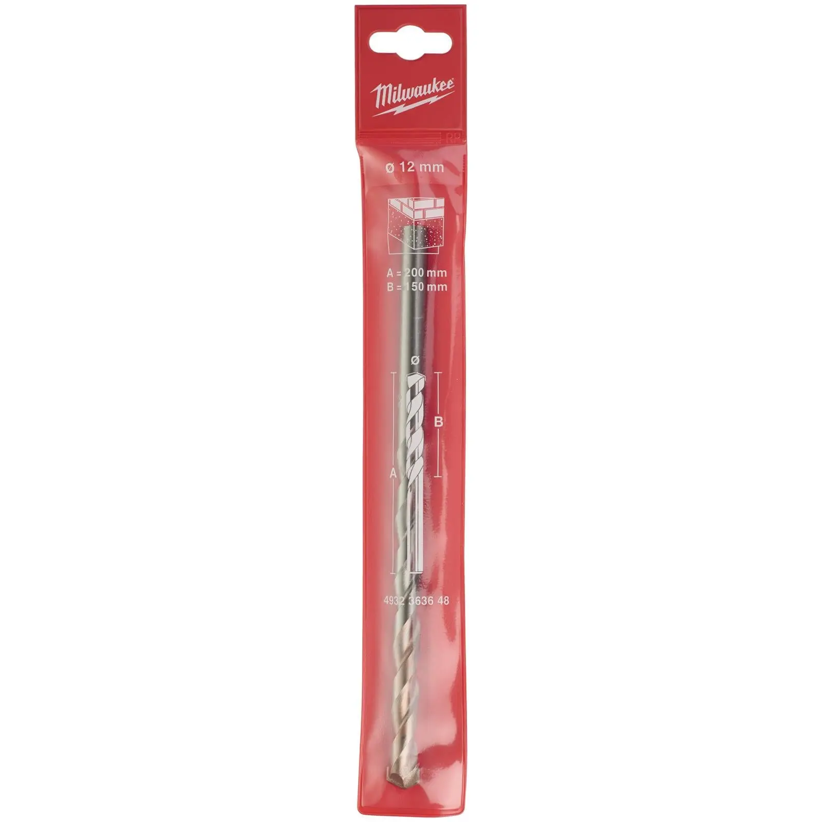 Milwaukee Concrete Masonry Drill Bits Round Shank - Image 122