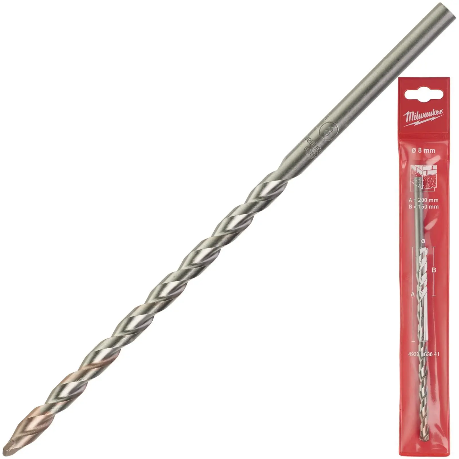 Milwaukee Concrete Masonry Drill Bits Round Shank - Image 136