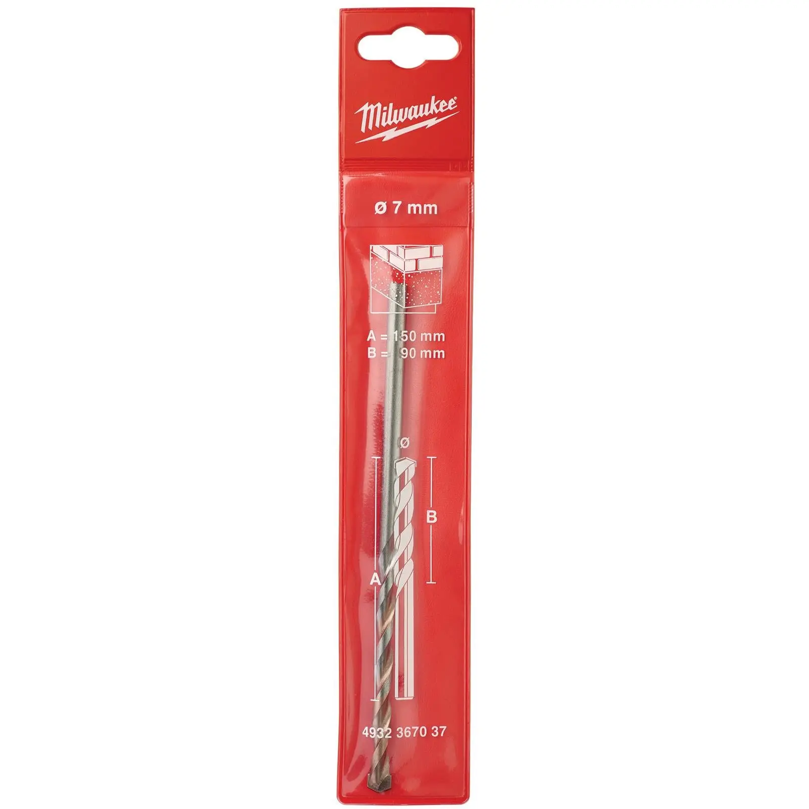 Milwaukee Concrete Masonry Drill Bits Round Shank - Image 20