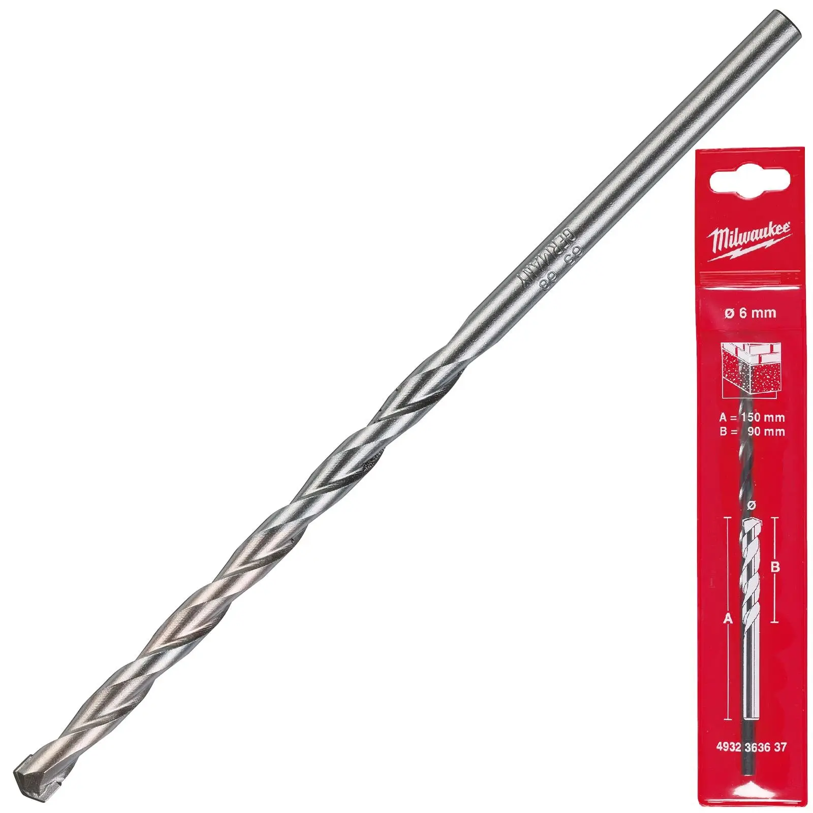 Milwaukee Concrete Masonry Drill Bits Round Shank - Image 25