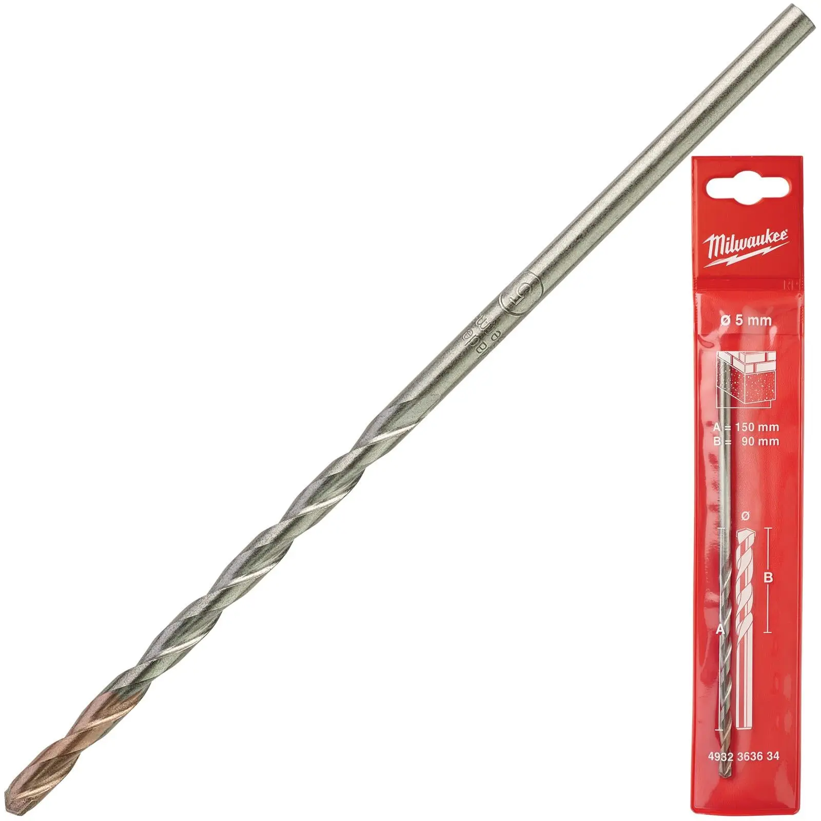 Milwaukee Concrete Masonry Drill Bits Round Shank - Image 28