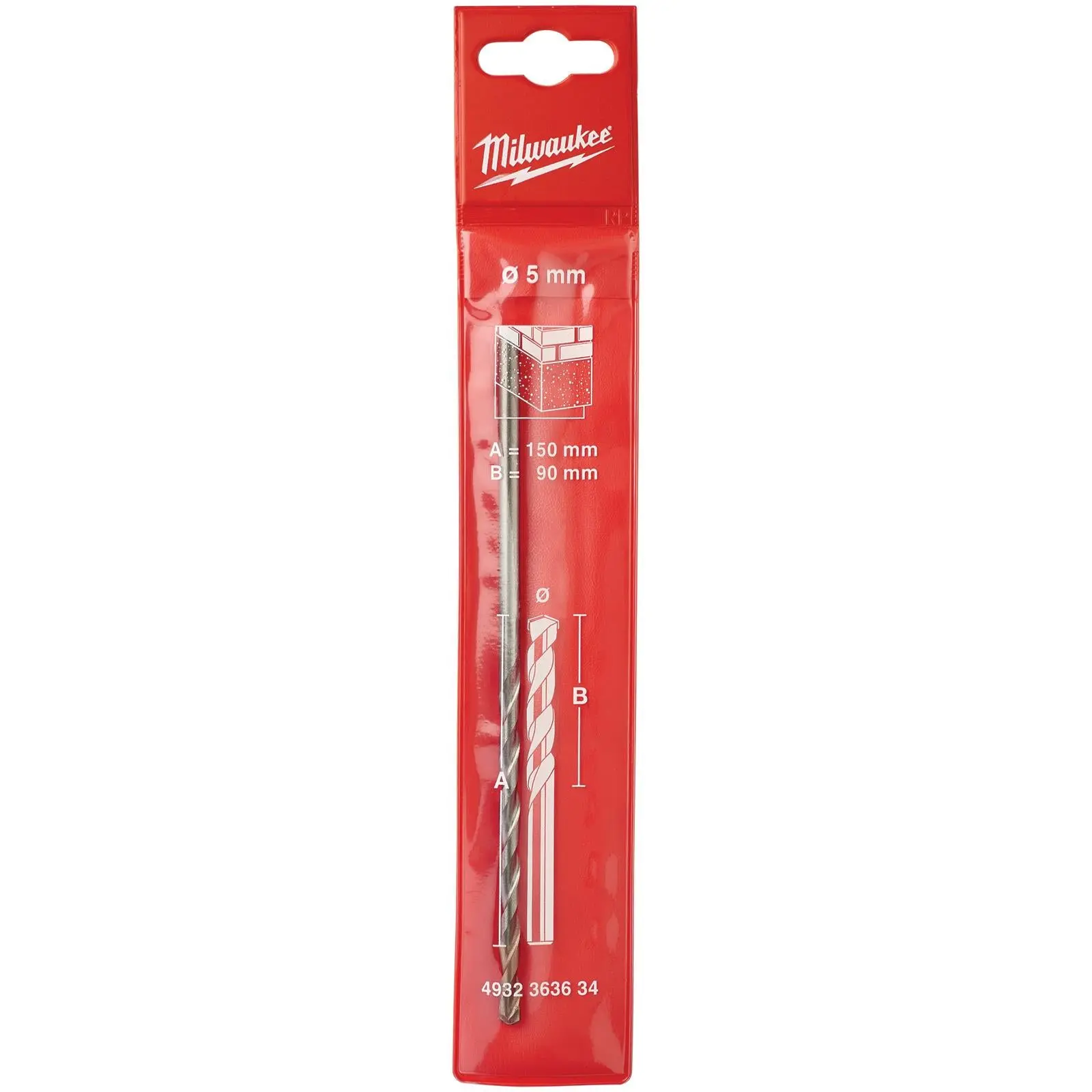Milwaukee Concrete Masonry Drill Bits Round Shank - Image 29