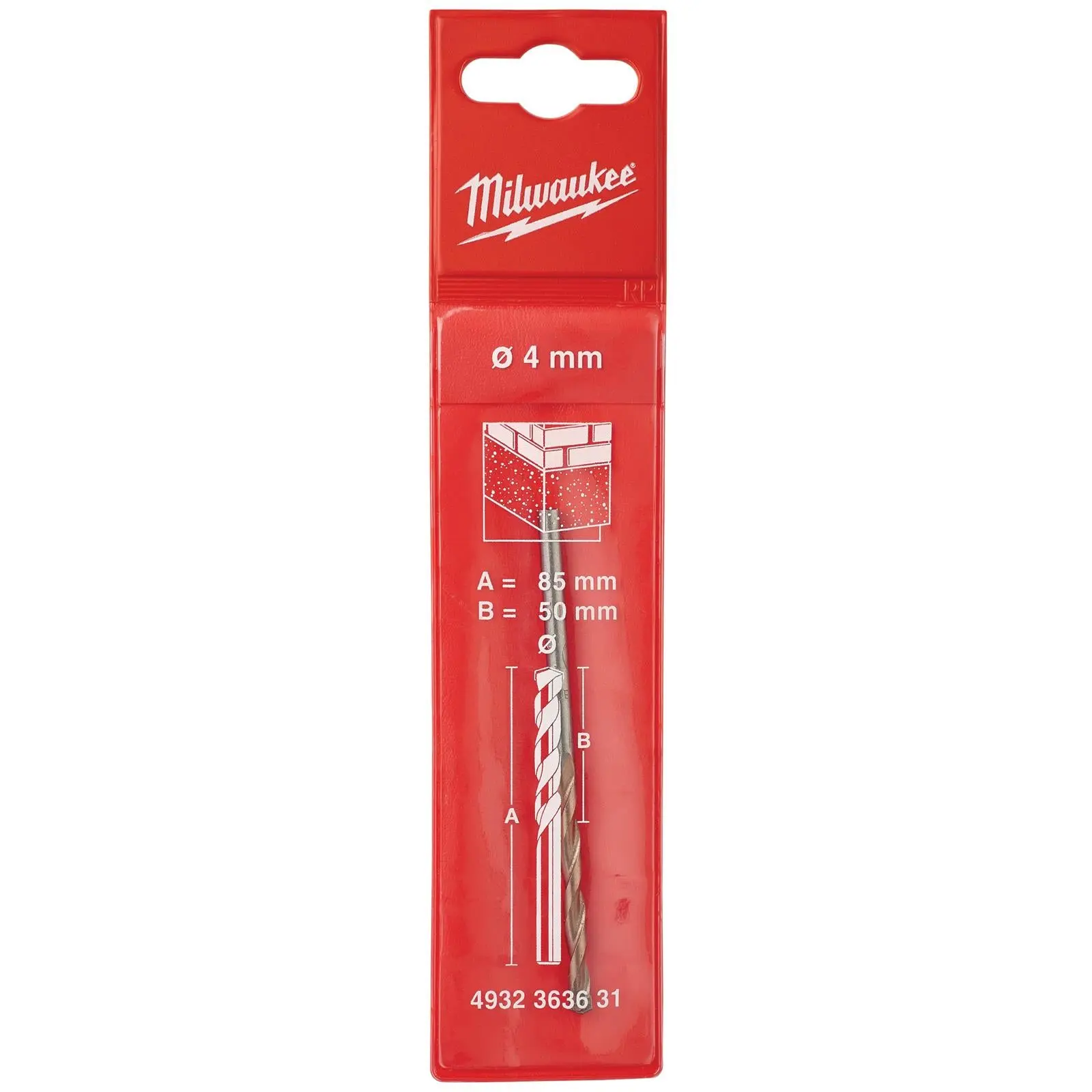 Milwaukee Concrete Masonry Drill Bits Round Shank - Image 32