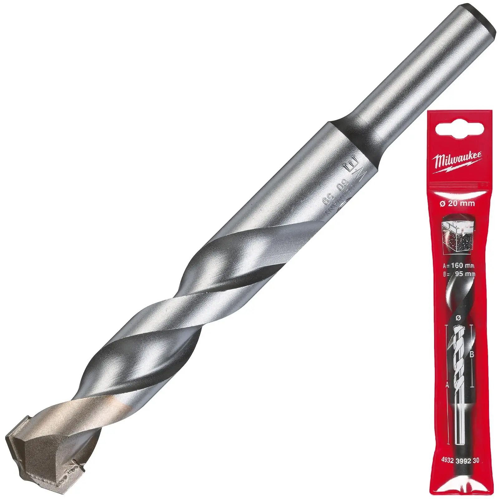 Milwaukee Concrete Masonry Drill Bits Round Shank - Image 7
