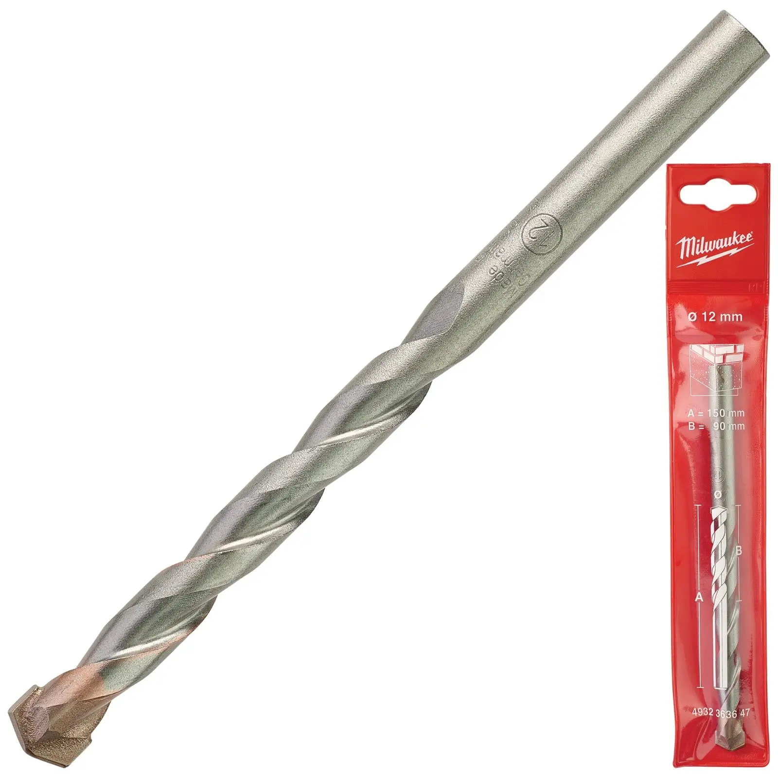 Milwaukee Concrete Masonry Drill Bits Round Shank - Image 70