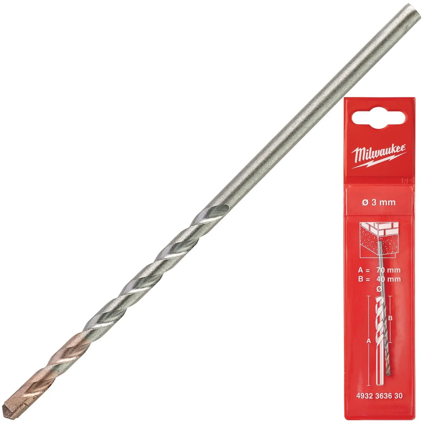 Milwaukee Concrete Masonry Drill Bits Round Shank - Image 79
