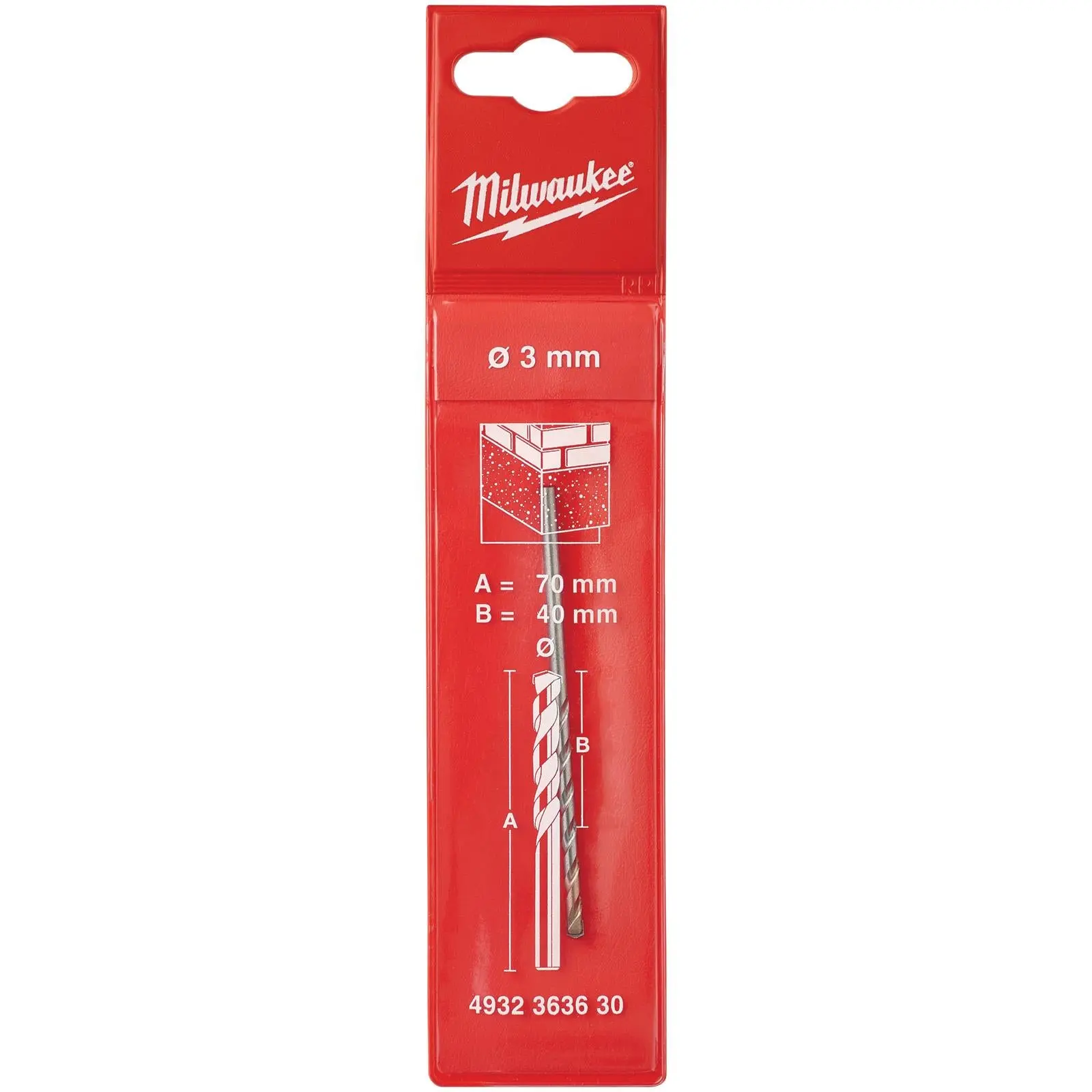 Milwaukee Concrete Masonry Drill Bits Round Shank - Image 80